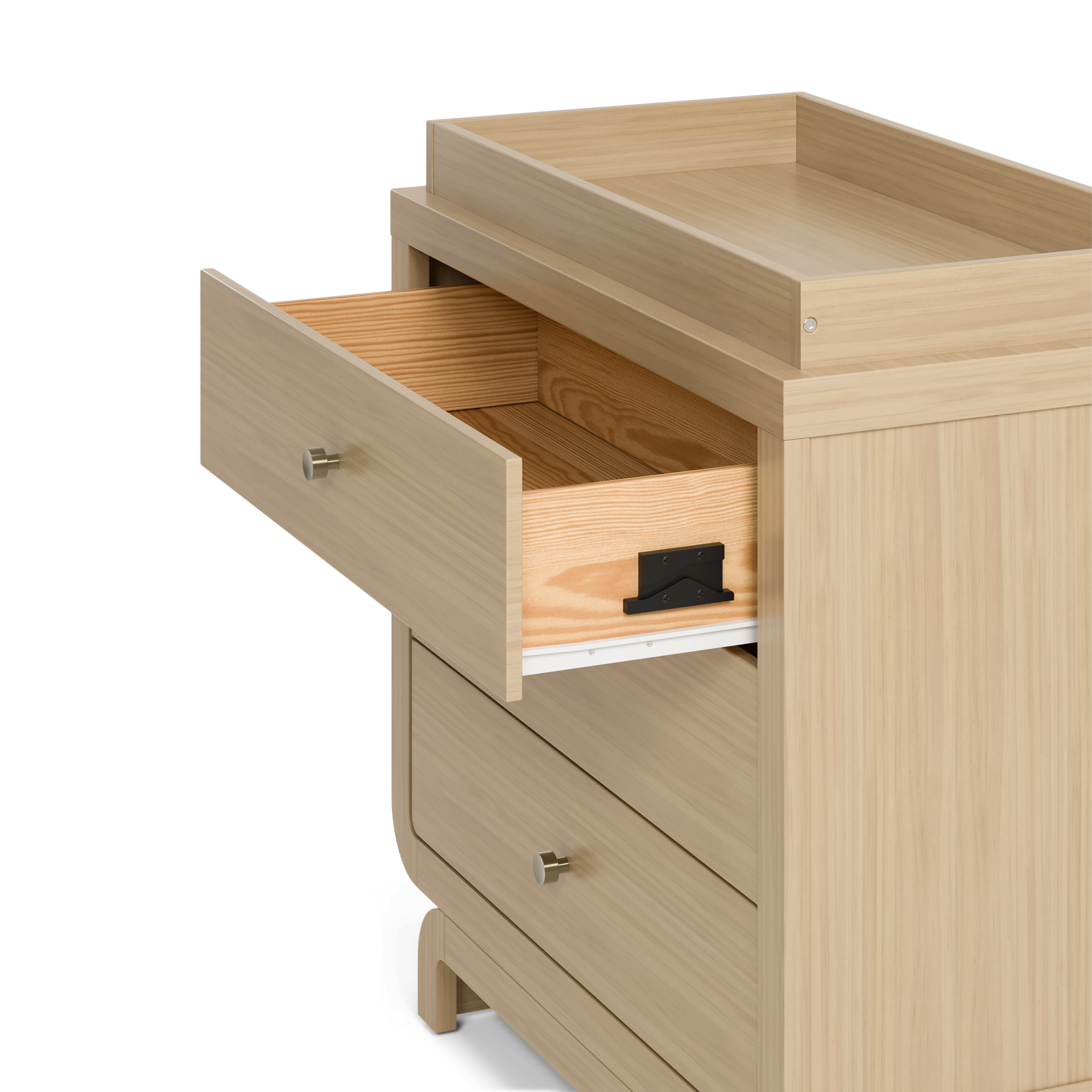 Storkcraft Santorini 3 Drawer Chest with Removable Changing Topper - Driftwood.