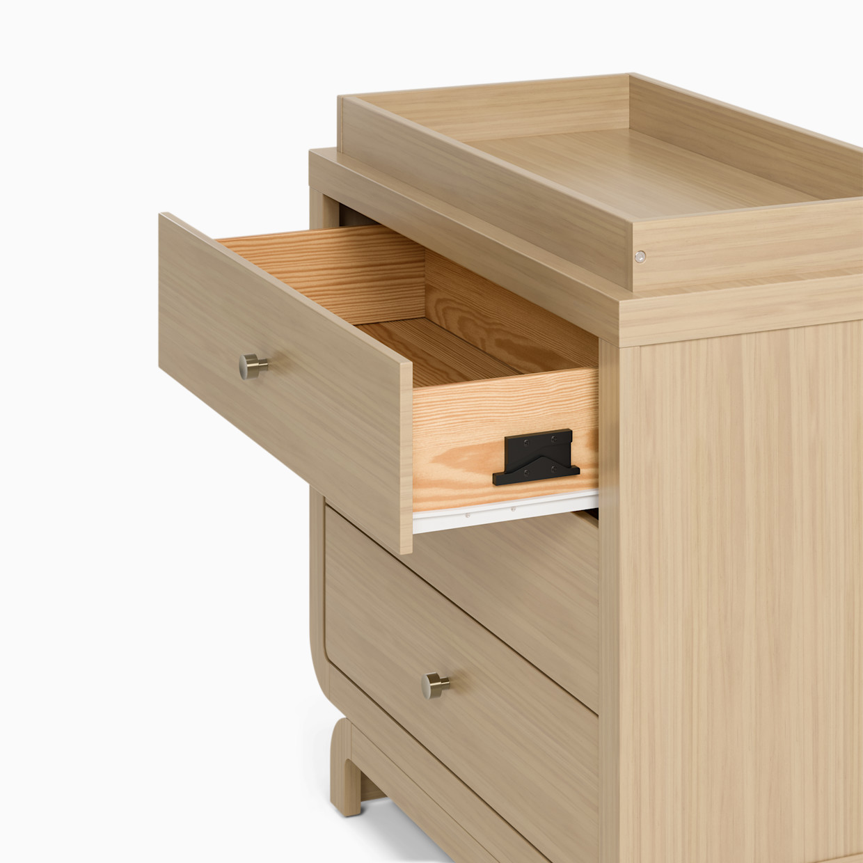 Storkcraft Santorini 3 Drawer Chest with Removable Changing Topper - Driftwood.