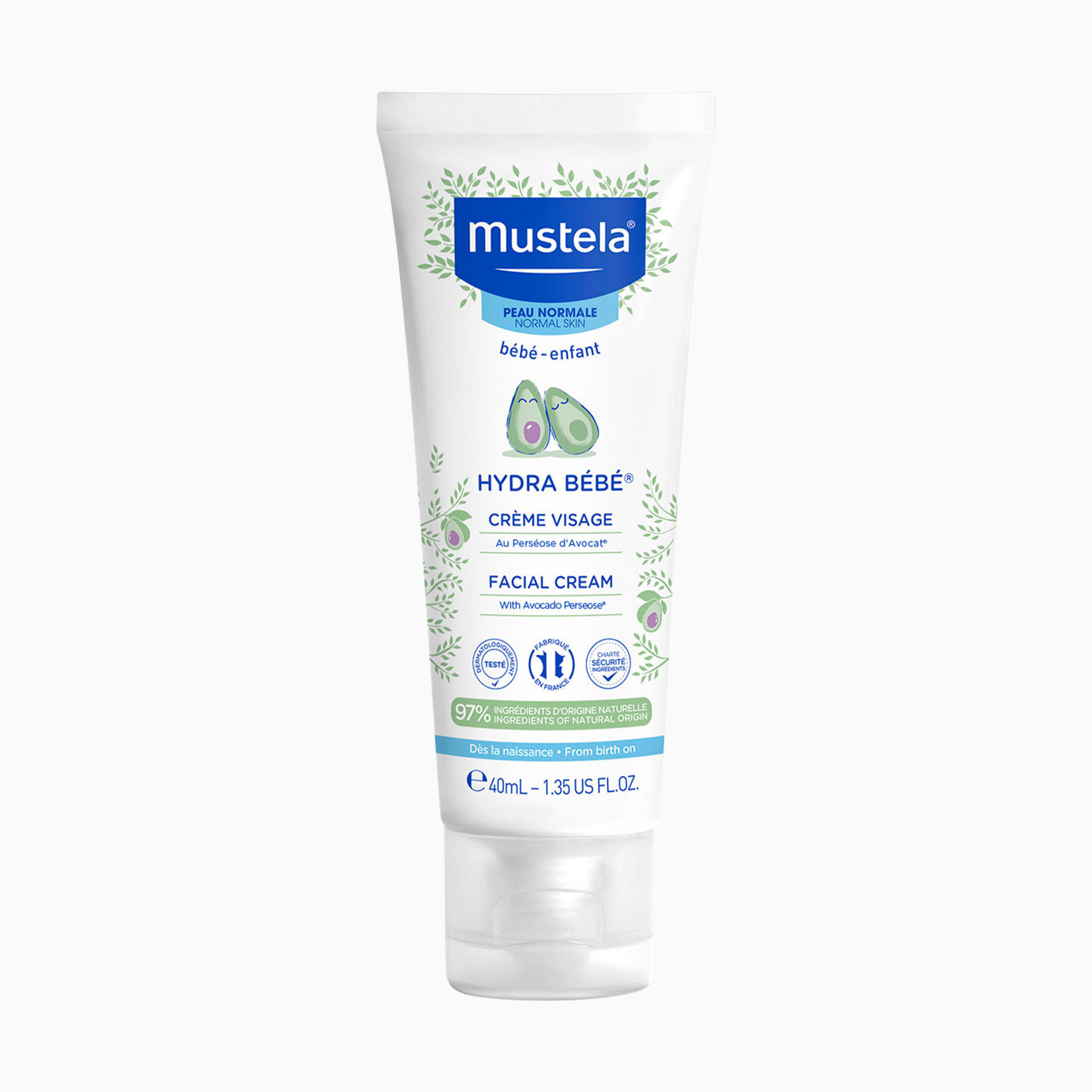 Mustela Hydra Bebe Face Cream - 1.35 Fl. Oz. | Babylist Shop