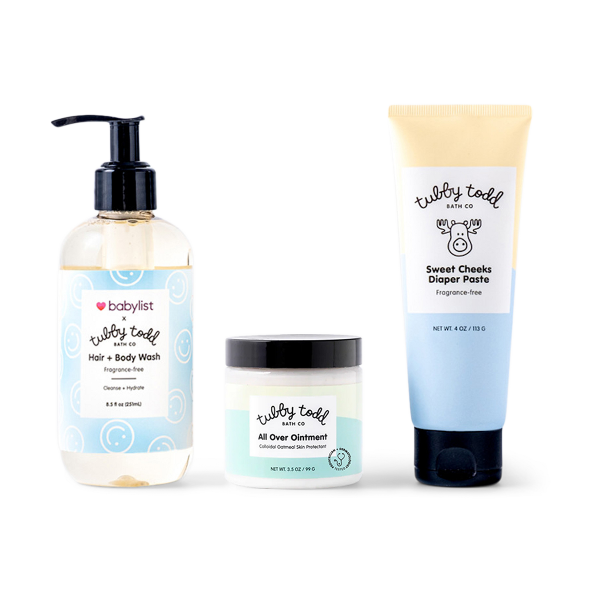 Tubby Todd Tubby Todd x Babylist Baby’s Skincare Essentials Gift Set.