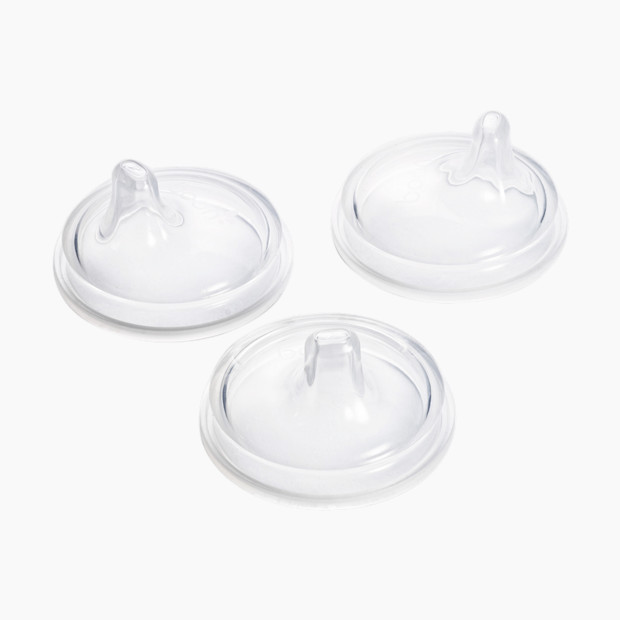 Boon Nursh Silicone Sippy Spout Lids (3 Pack).