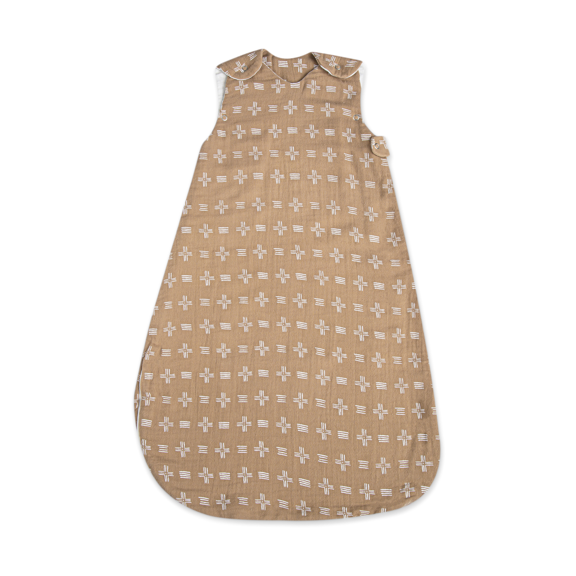 Crane Baby Cotton Muslin Wearable Blanket Copper Dash, 09 M