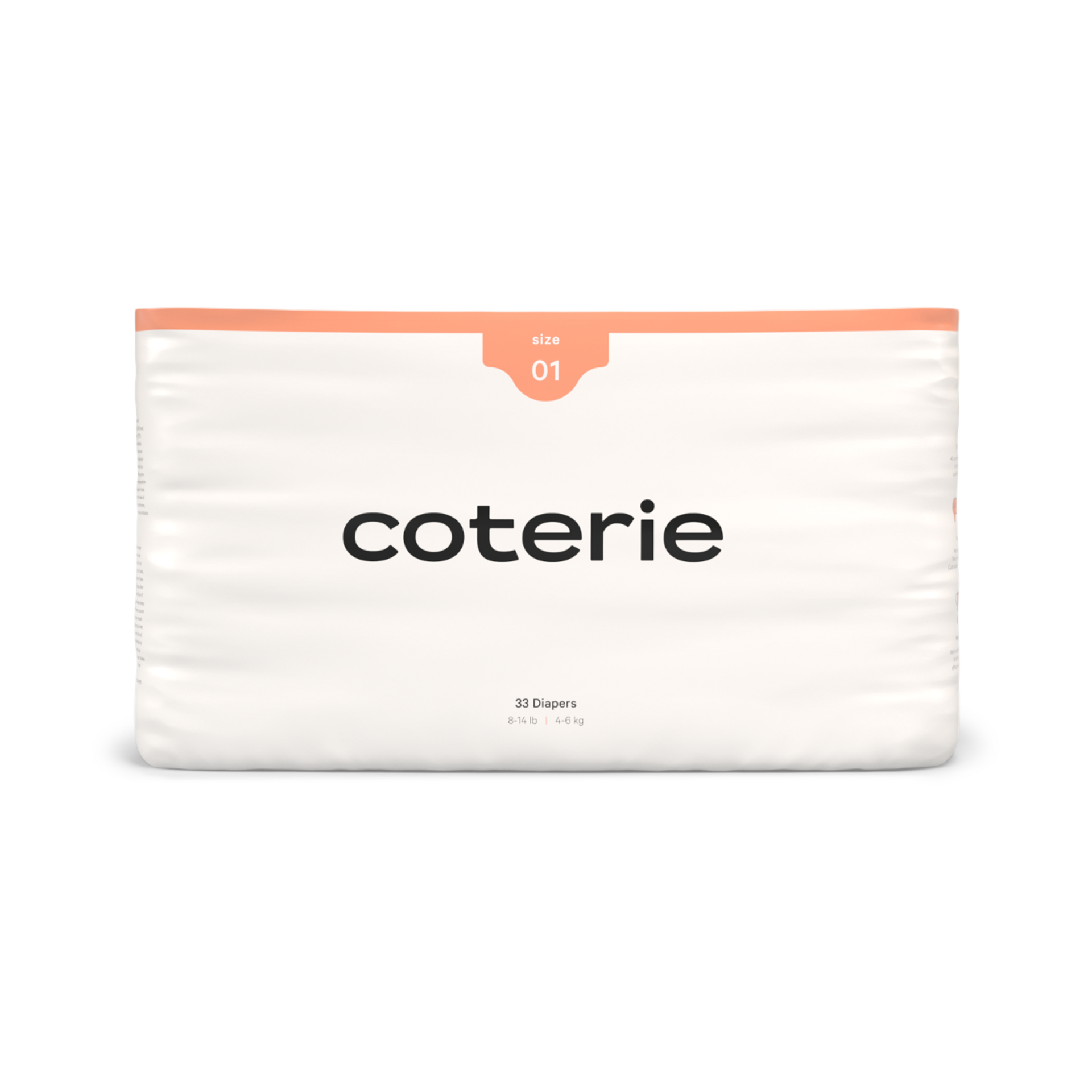 Coterie Diaper 3pack Size 01 Size 1, 99 Count Babylist Shop