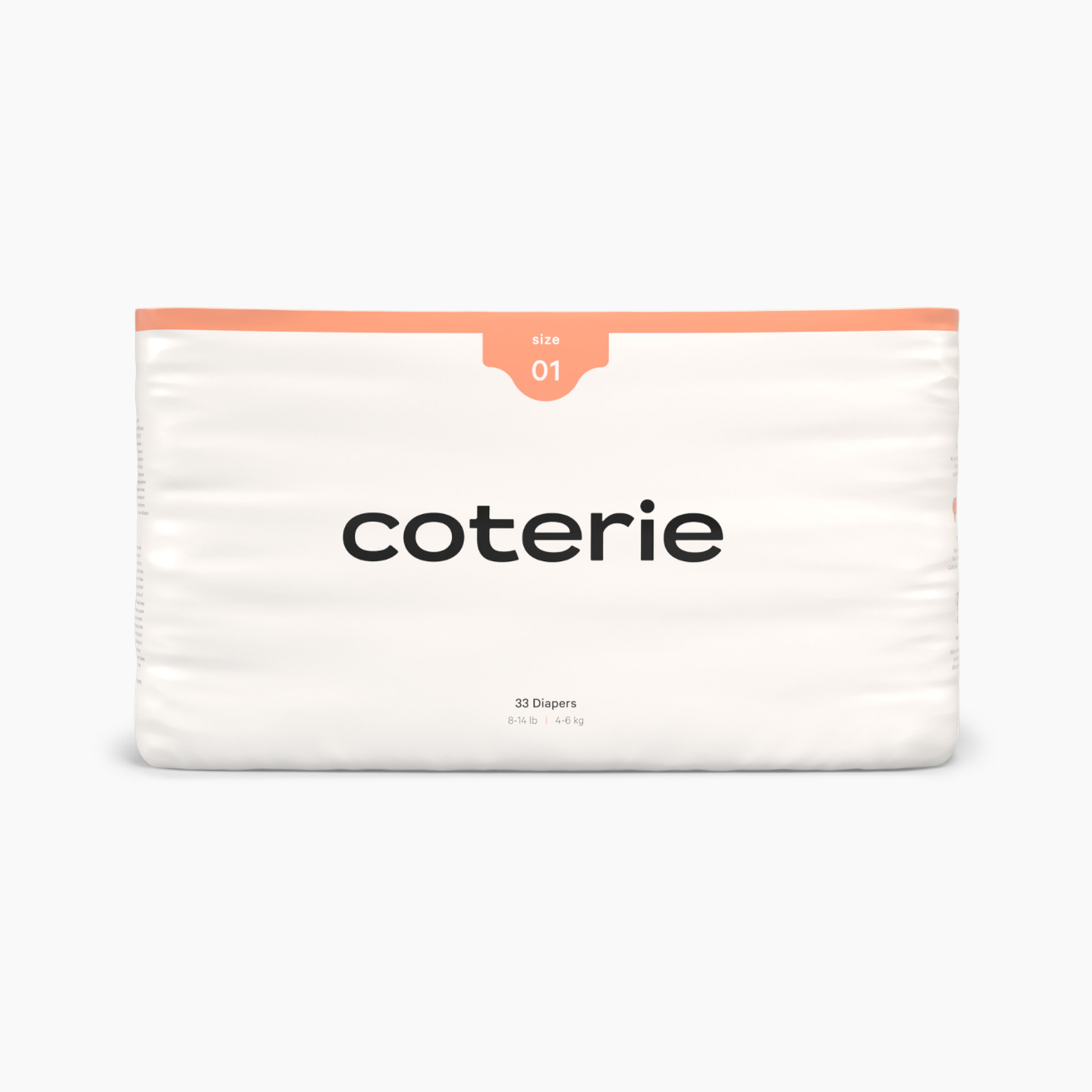 Coterie Diaper 3pack Size 01 - Size 1, 99 count