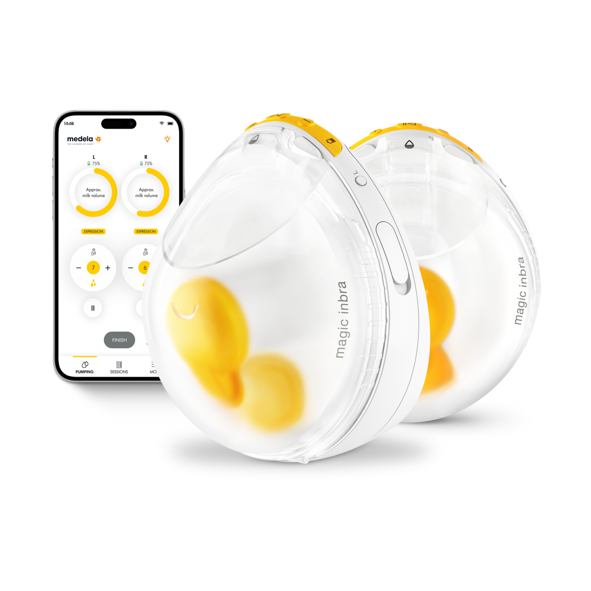 Medela Magic InBra Wearable Double Electric Breast Pump.