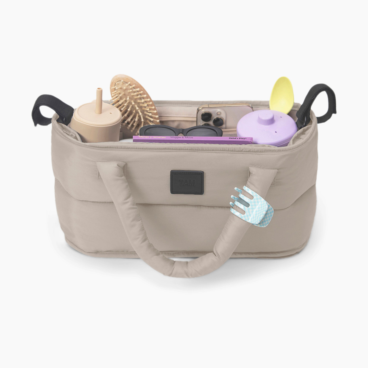 7AM Enfant Stroller Organizer - Oat.