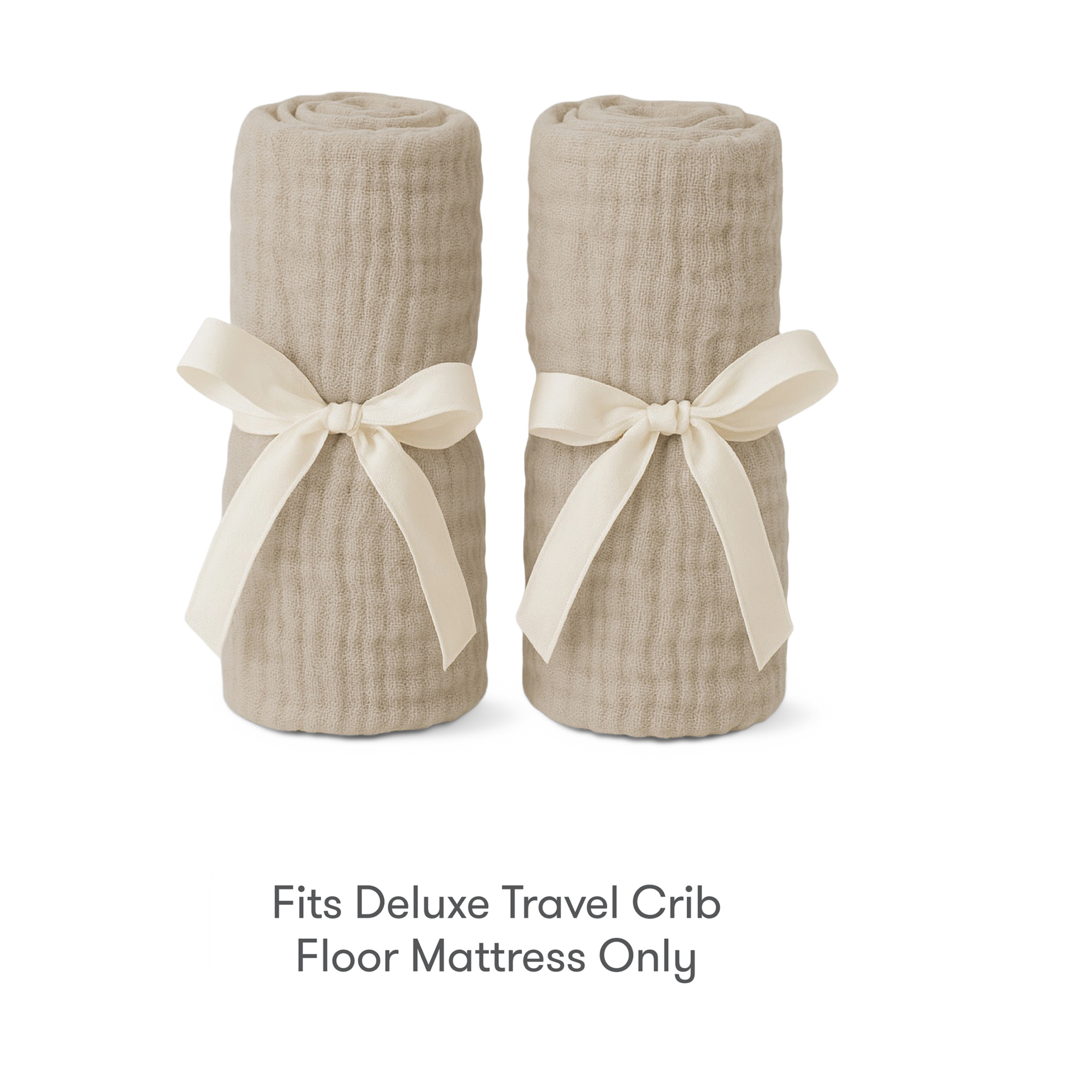 Newton Baby Compact Travel Crib & Play Yard Sheets (2-pks) - Sandstone.