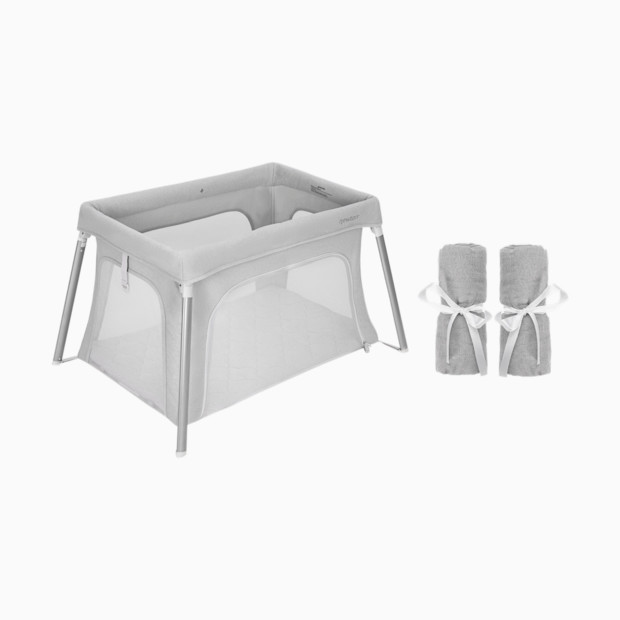 Newton Baby Compact Travel Crib & Play Yard with Sheets Bundle.