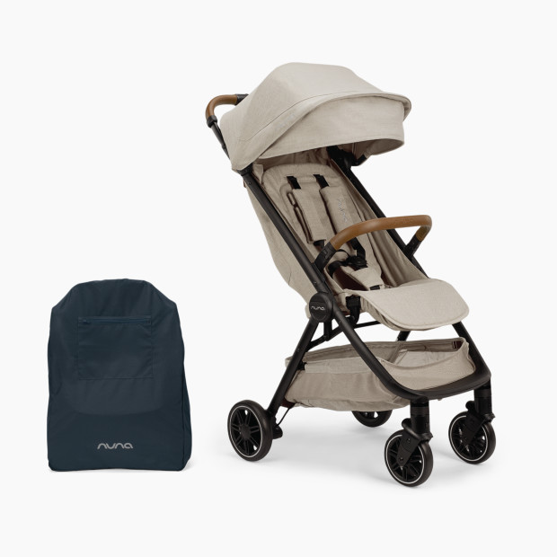 Nuna TRVL Easy Fold Compact Stroller & Carry Bag - Hazelwood (2021).