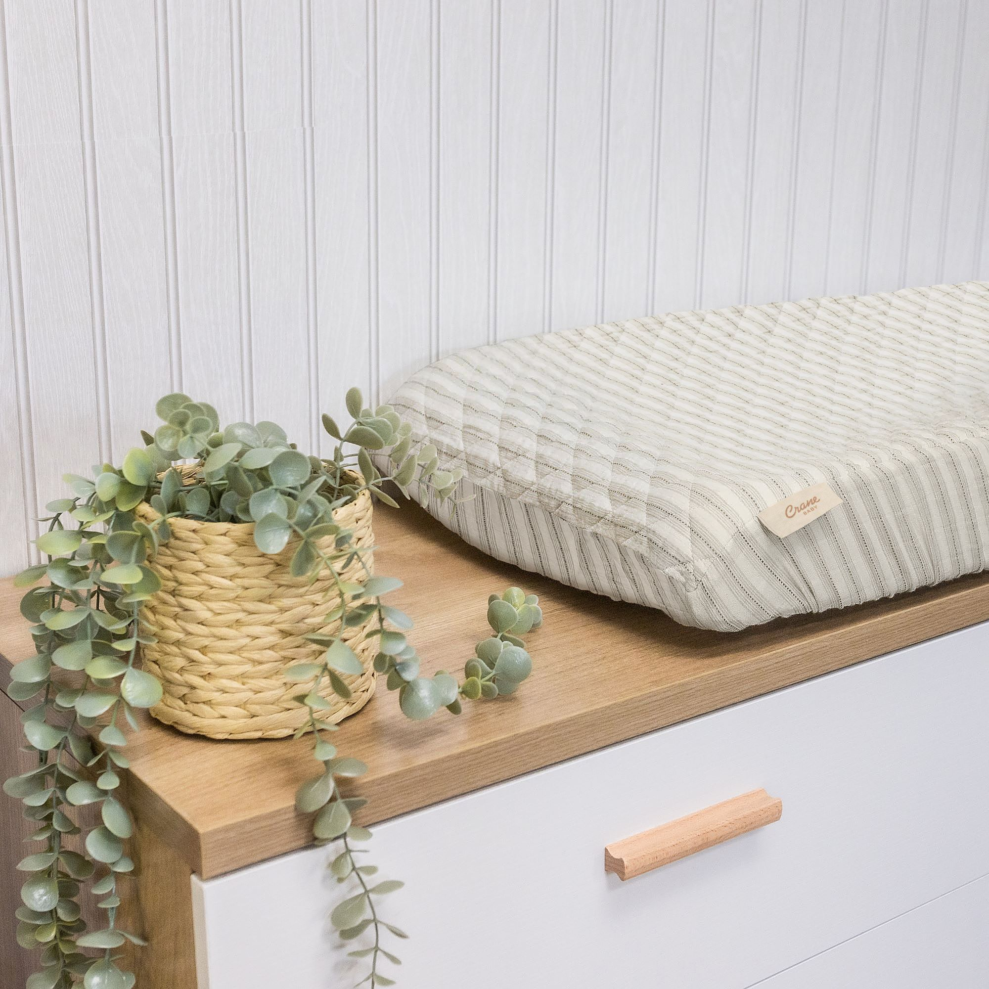 Crane Baby Avery Organic Cotton Change Pad Cover Stripe Babylist Shop