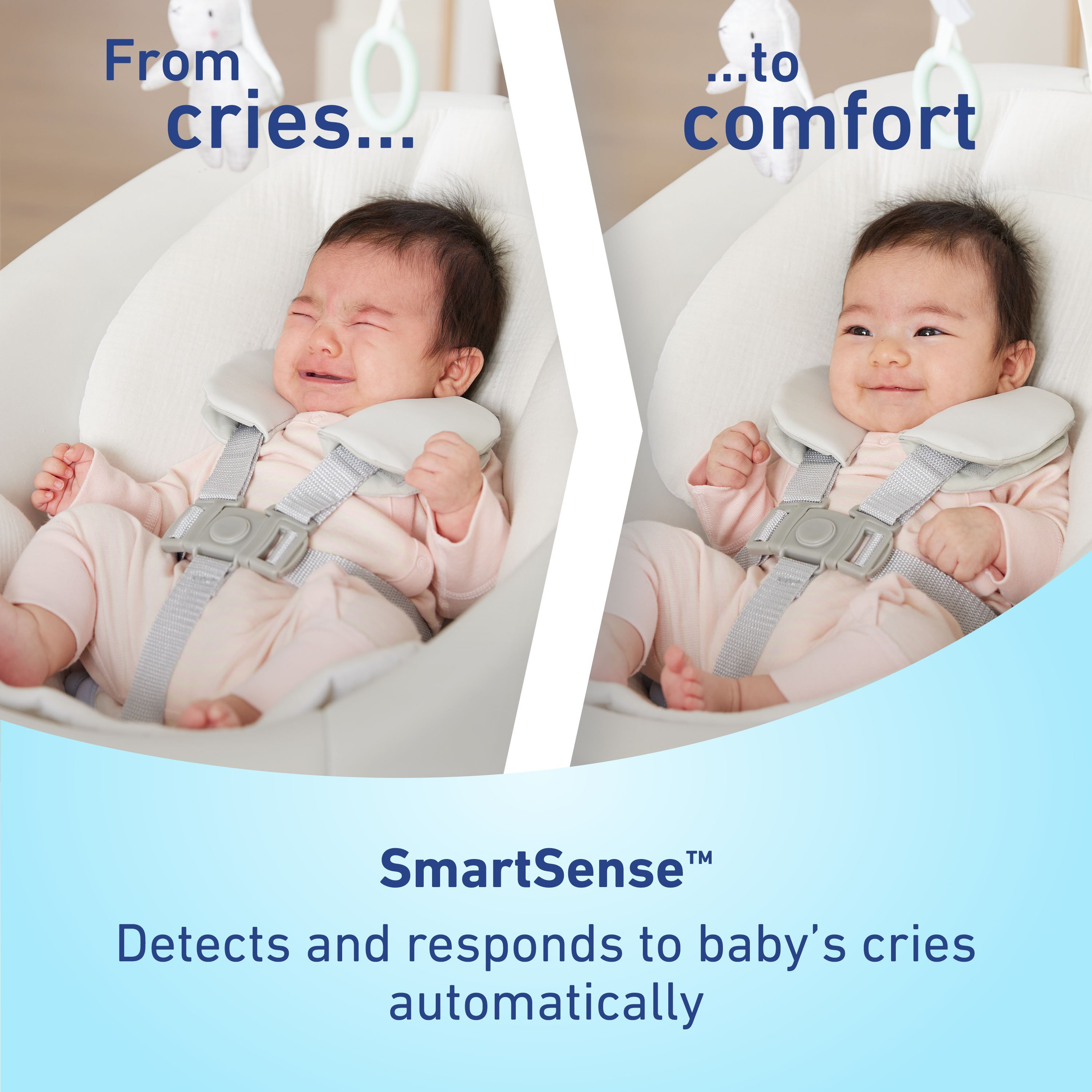  SmartSense Soothing Baby Swing.