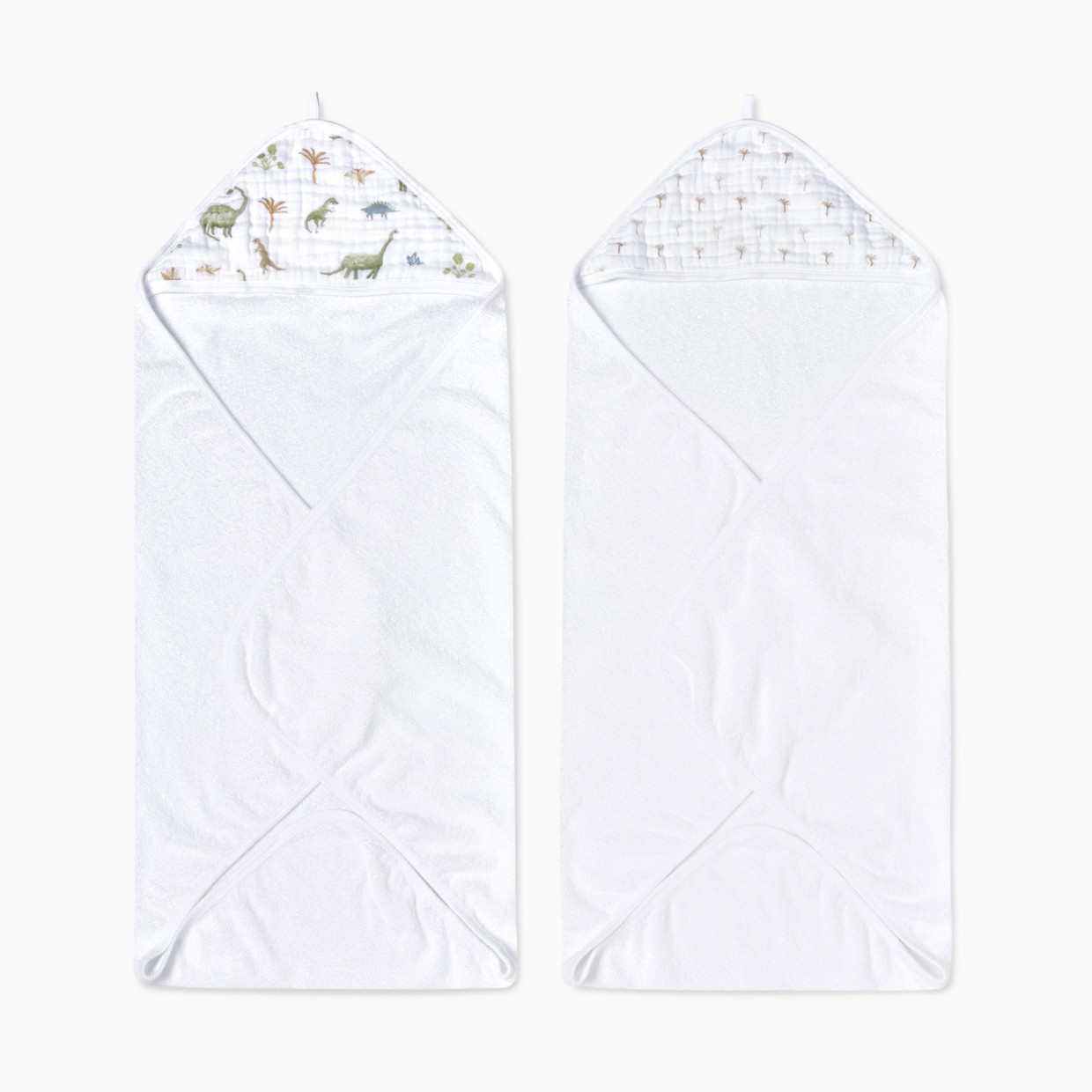 Aden + Anais Essentials Hooded Towels (2 Pack) - Dino Jungle.