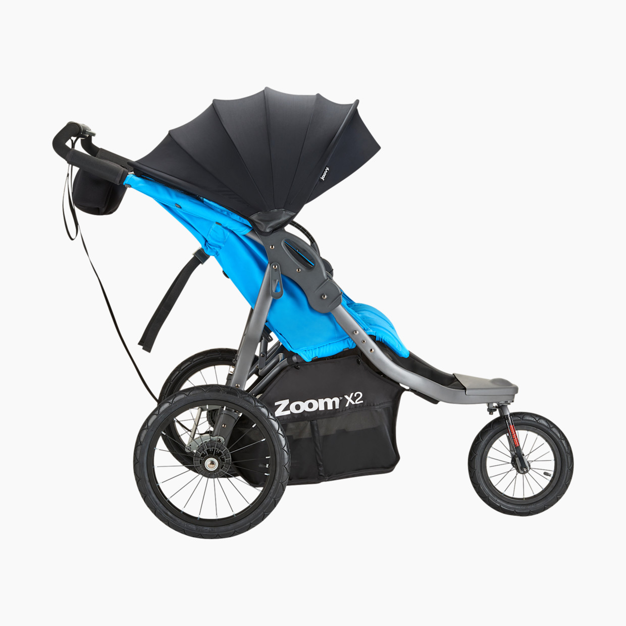 Joovy ZoomX2 Twin Double Jogging Stroller - Glacier.