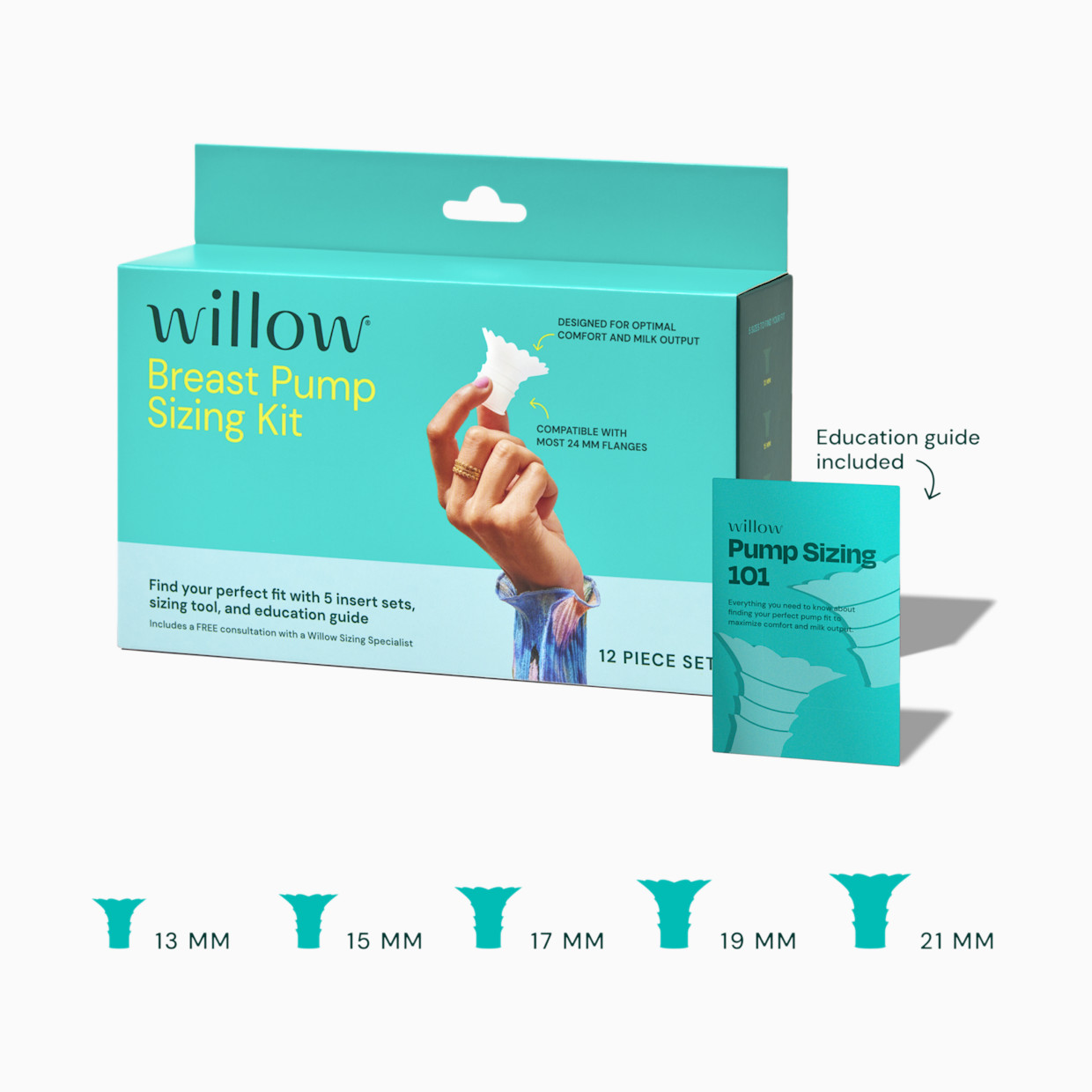 Willow Breast Pump Sizing Kit.