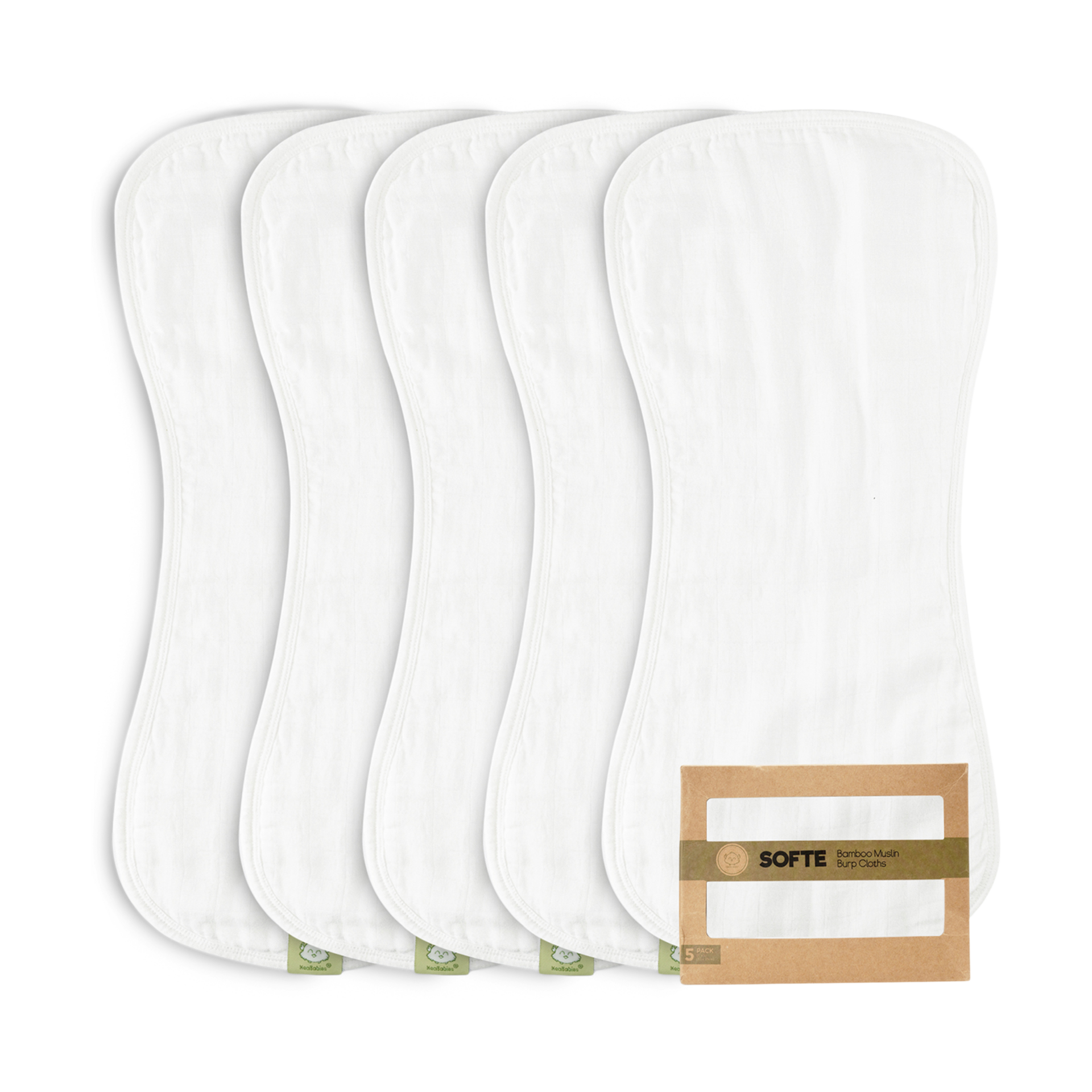 KeaBabies Softe Muslin Baby Burp Cloth.