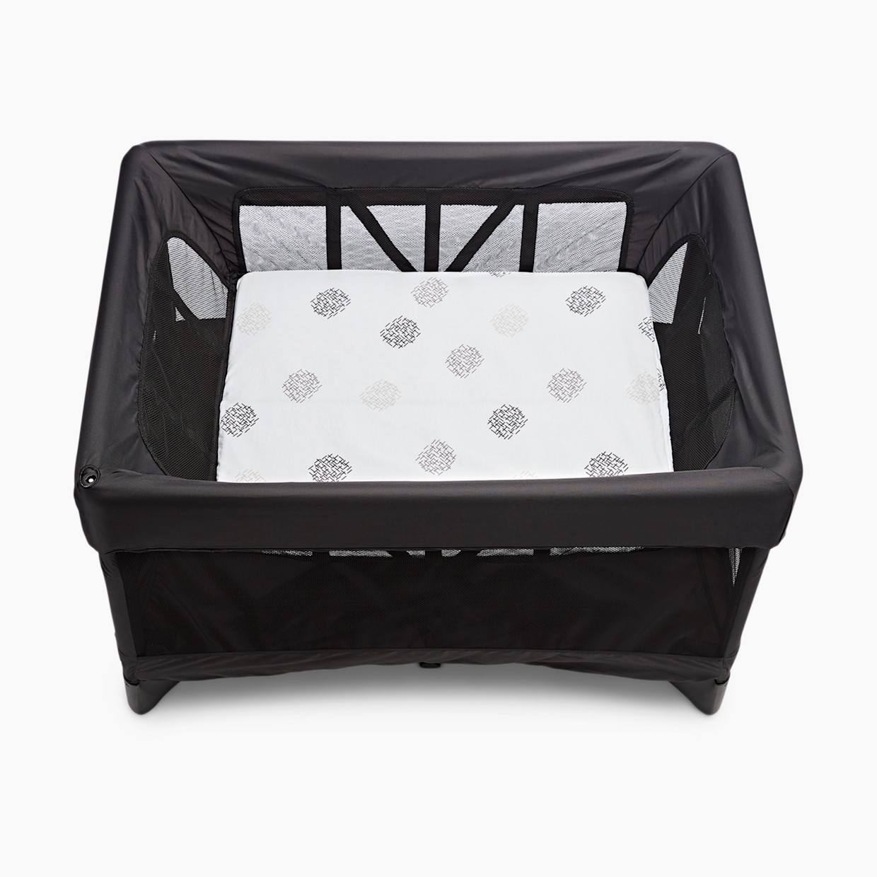 4moms Breeze Plus Sheet Set (2 Pack) White/Grey Crosshatch