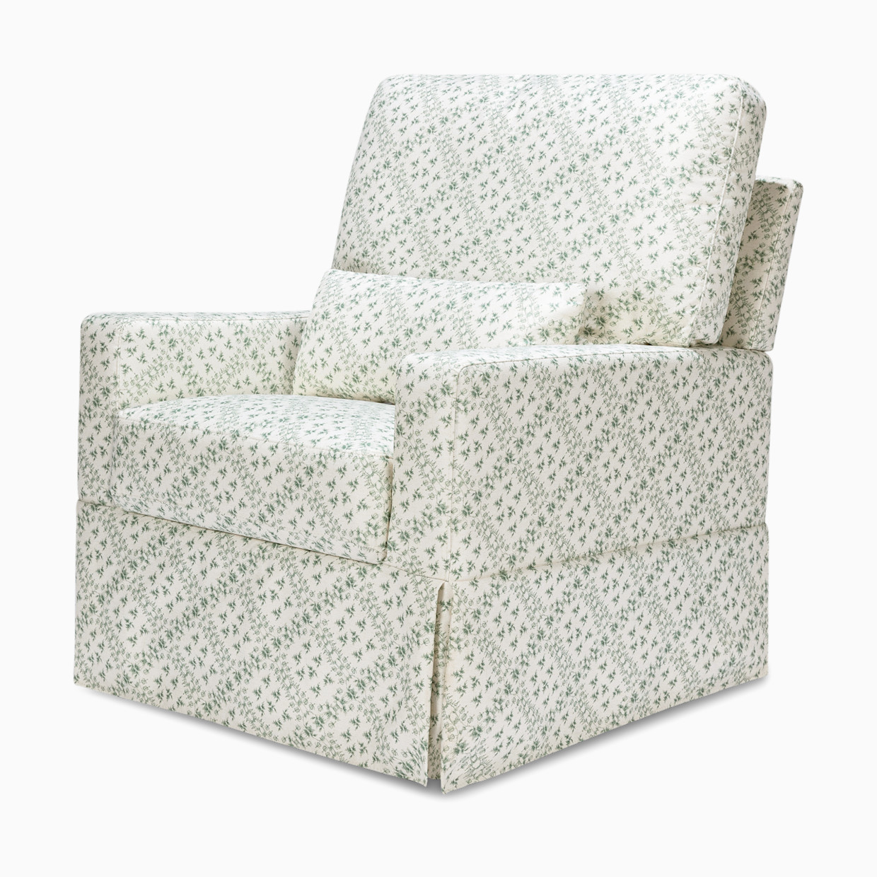 Namesake Sarah Flint x Namesake Crawford Swivel Glider - Green Lattice Performance Eco-Weave.