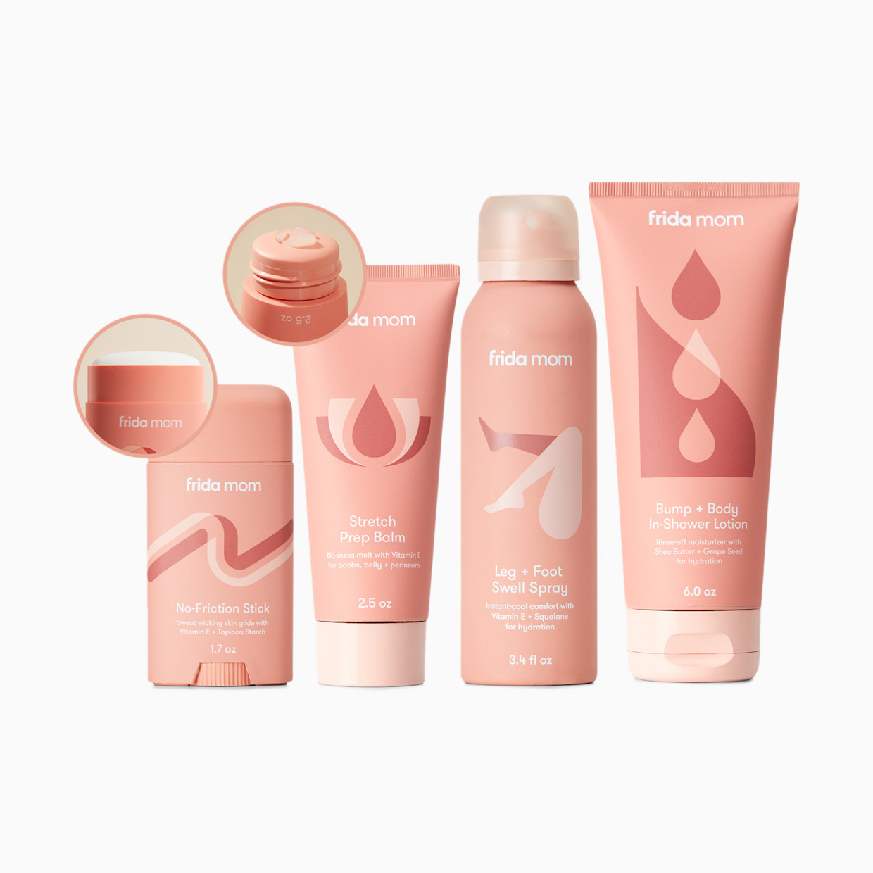 Frida Mom Pregnancy Skincare Relief Set.