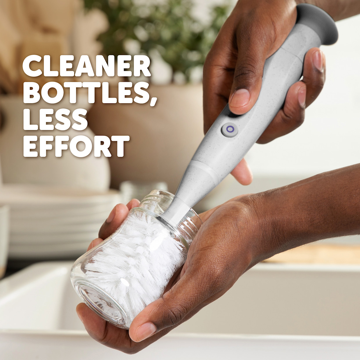 Jool Baby Replacement Heads for Electric Bottle Brush - Gray.