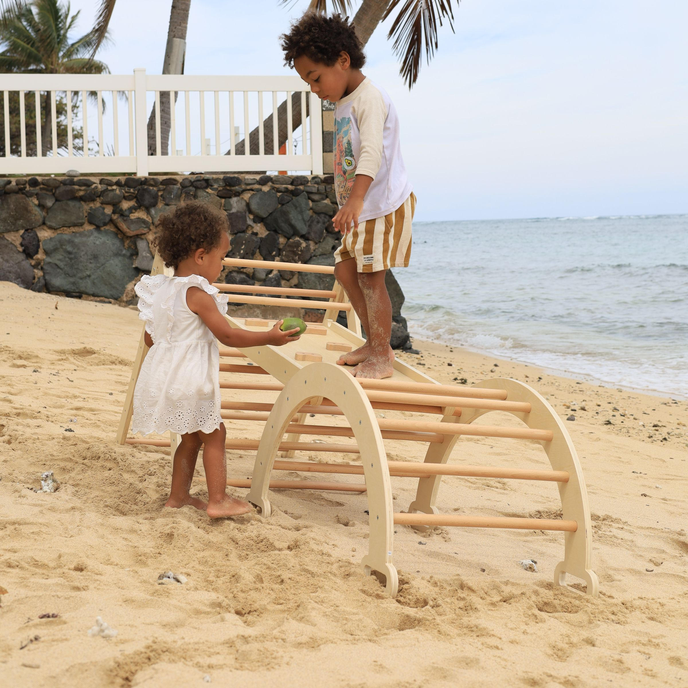 Tiny Land 7-in-1 Montessori Climbing Set.