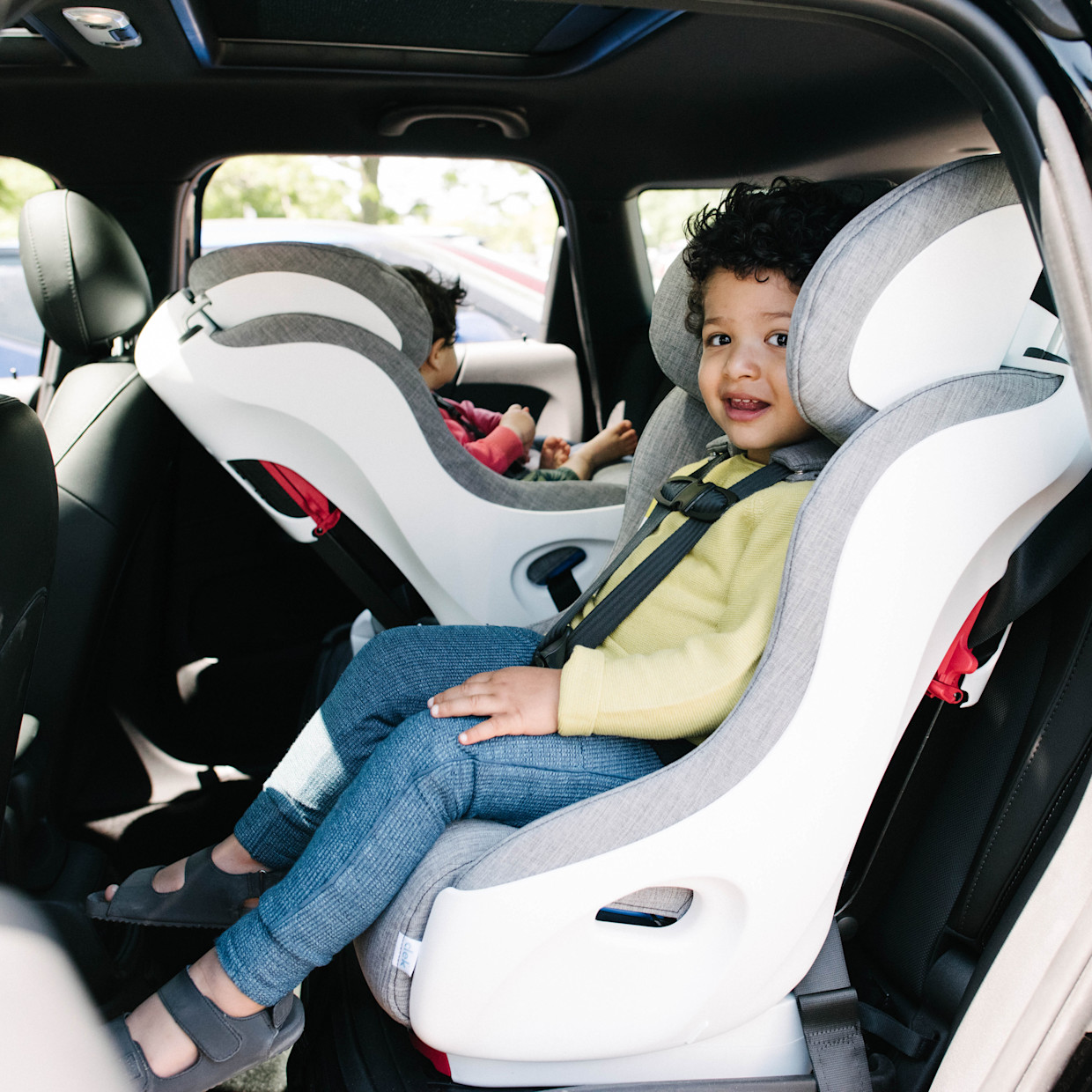 Clek Foonf Convertible Car Seat - Mammoth Ziip (Flame Retardant Free).