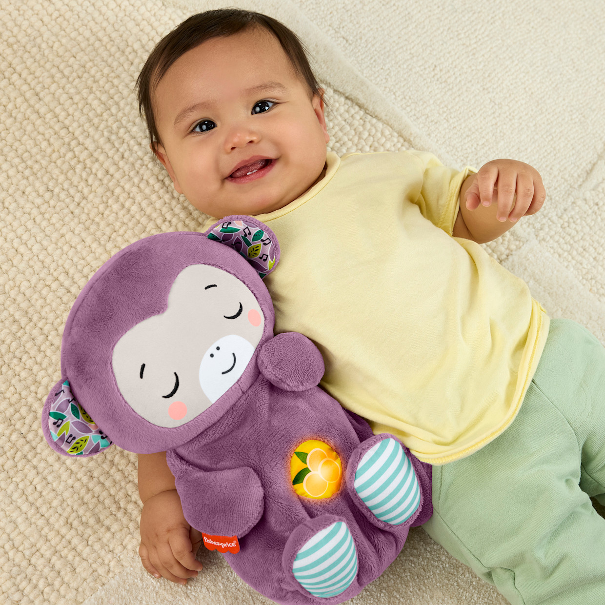 Fisher-Price Soothe 'n Snuggle Plush Toy - Purple.