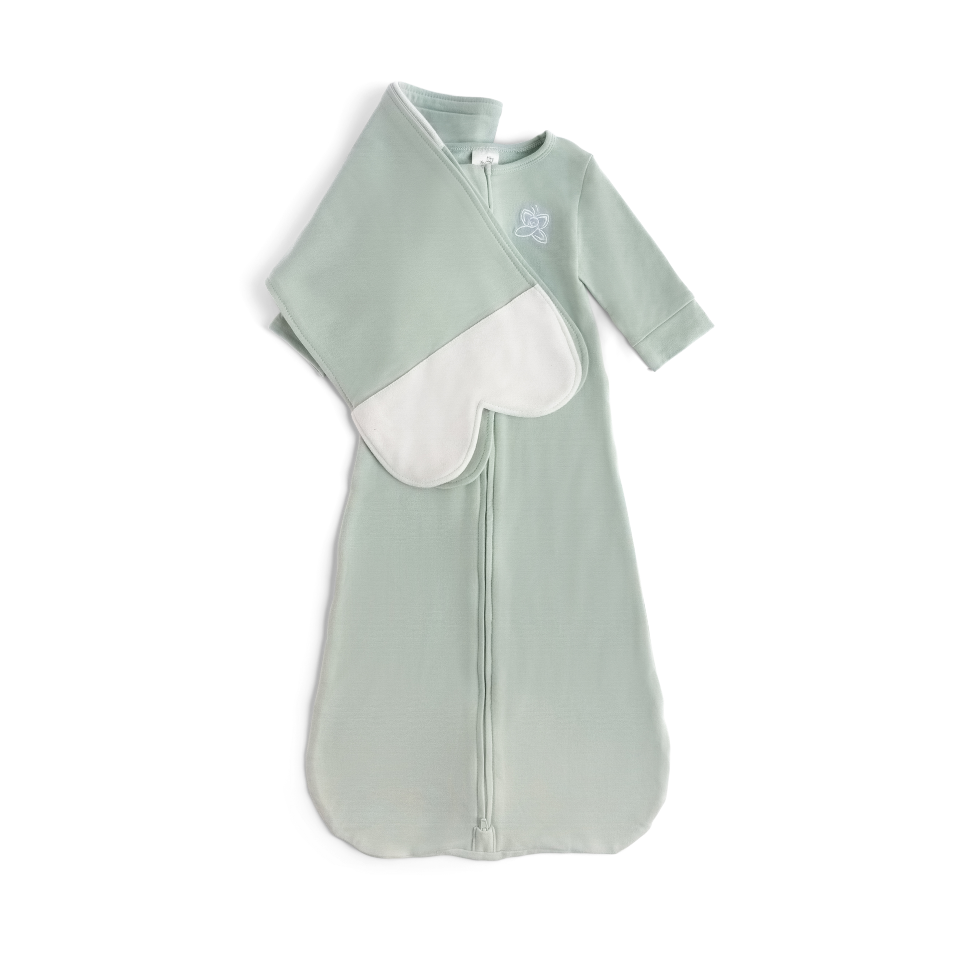 The Butterfly Swaddle Swaddle and Transitional Sleep Sack in One Sage Green, Med/Large (12 17