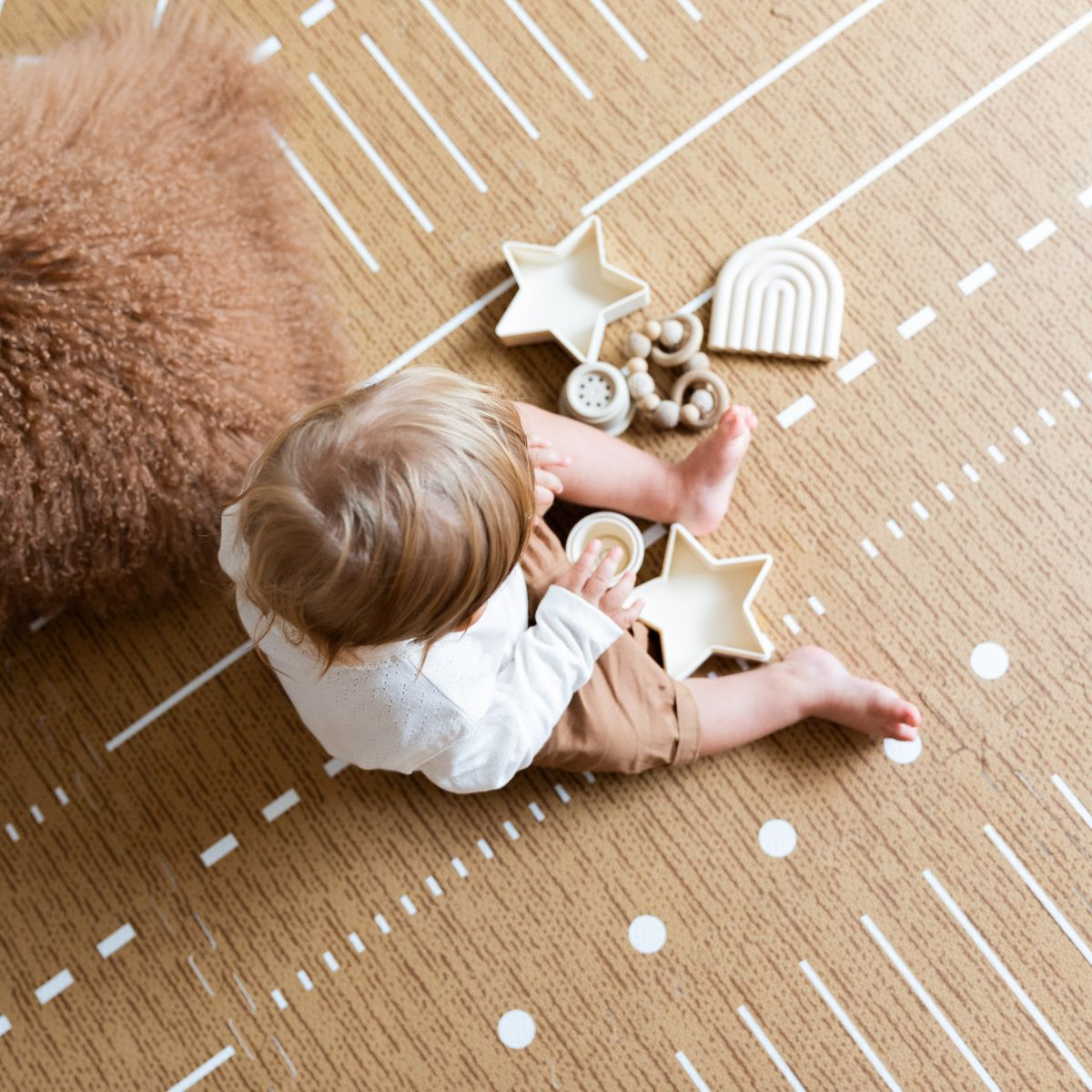 Toddlekind Haven Foam Play Mat | Berber Collection.
