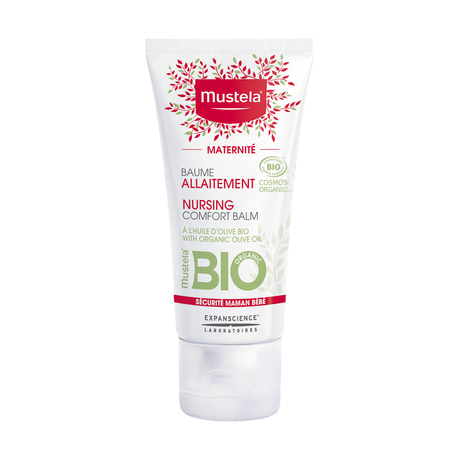 Mustela Maternity Certified Organic Nursing Comfort Balm - Nipple Cream for Breastfeeding with Olive Oil - Clinically Proven & Safe for Pregnancy Skincare - Fragrance Free & Vegan - 1.01 fl. oz.