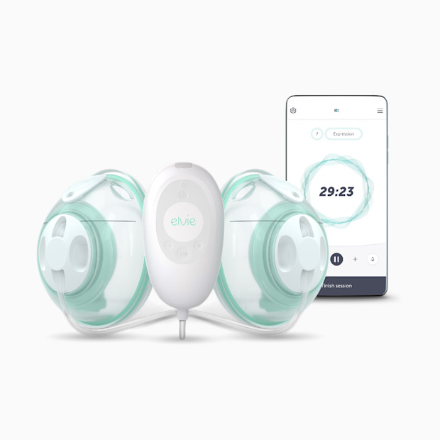Elvie Stride Hands Free Double Electric Breast Pump.