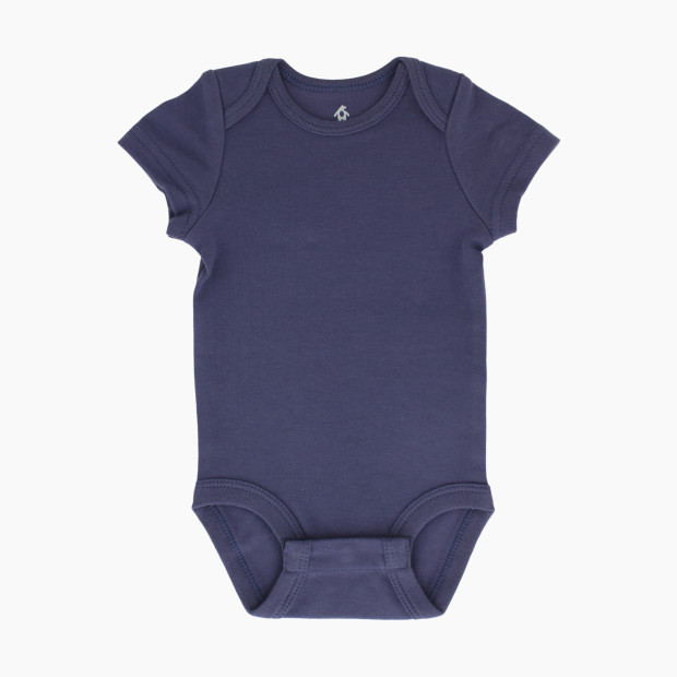 Snugabye Baby Organic Bodysuit - Folkstone Grey, 3-6 M.