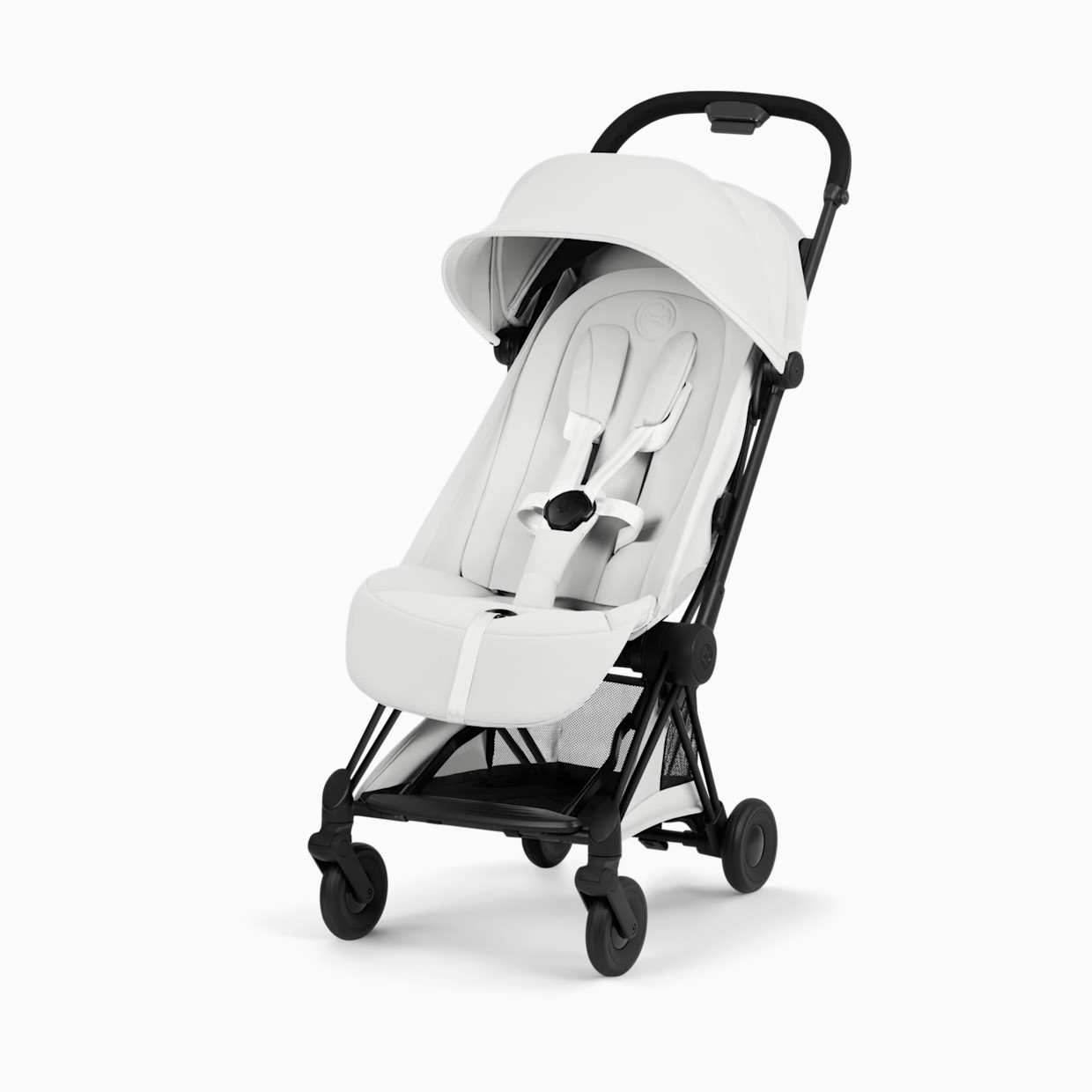 Cybex COYA Stroller - Style Collection - Matte Black Frame/Off White Lux Seat.
