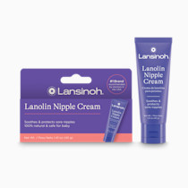 Lansinoh Lanolin Nipple Cream Safe for Breastfeeding Baby, 100% Natural Nipple Butter for Mom, Breastfeeding Essentials, 1.41 Ounces
