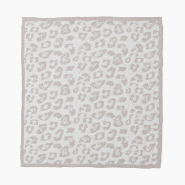 Barefoot Dreams CozyChic Barefoot In The Wild Baby Blanket - Stone/Cream.