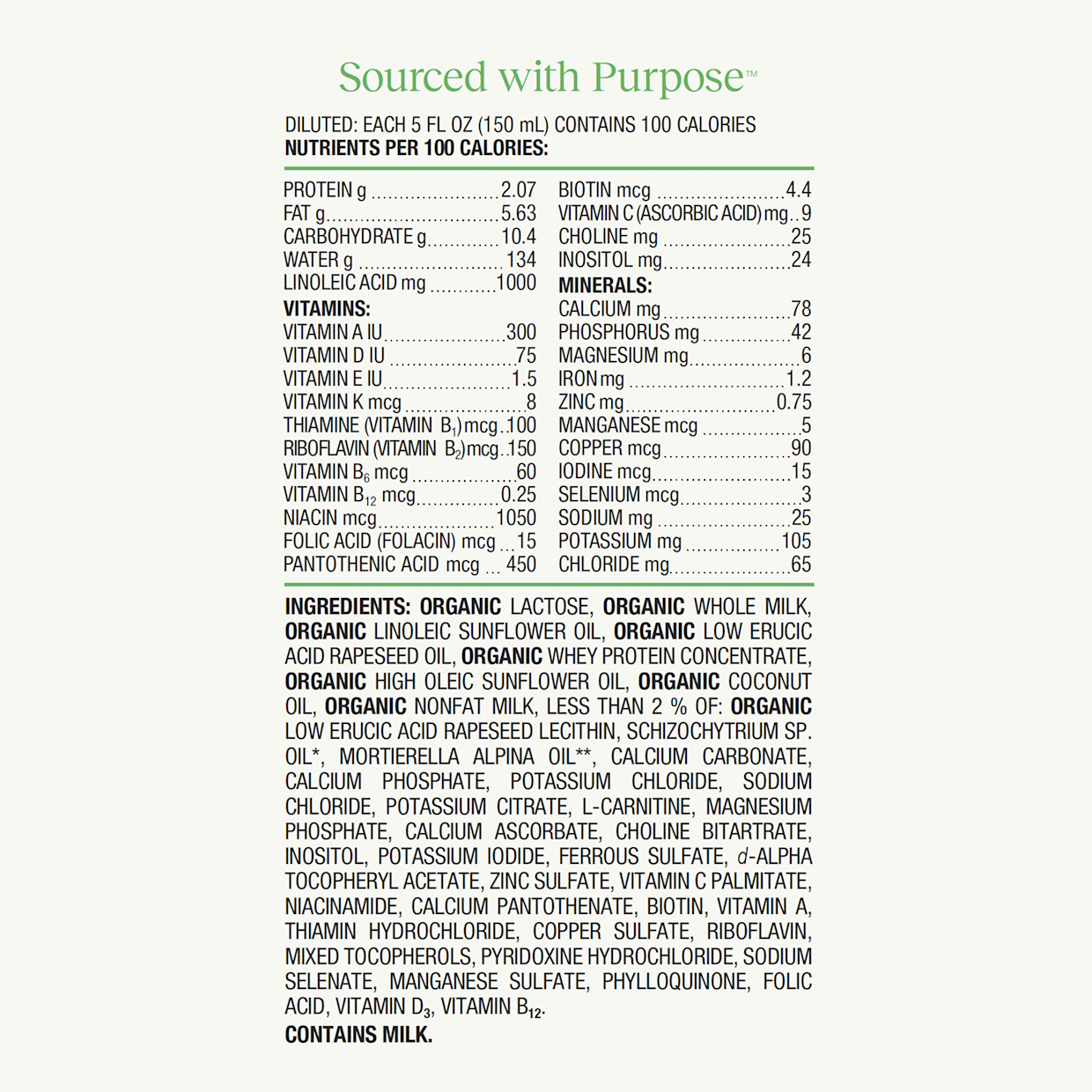 Bobbie Organic Whole Milk Infant Formula - 2.