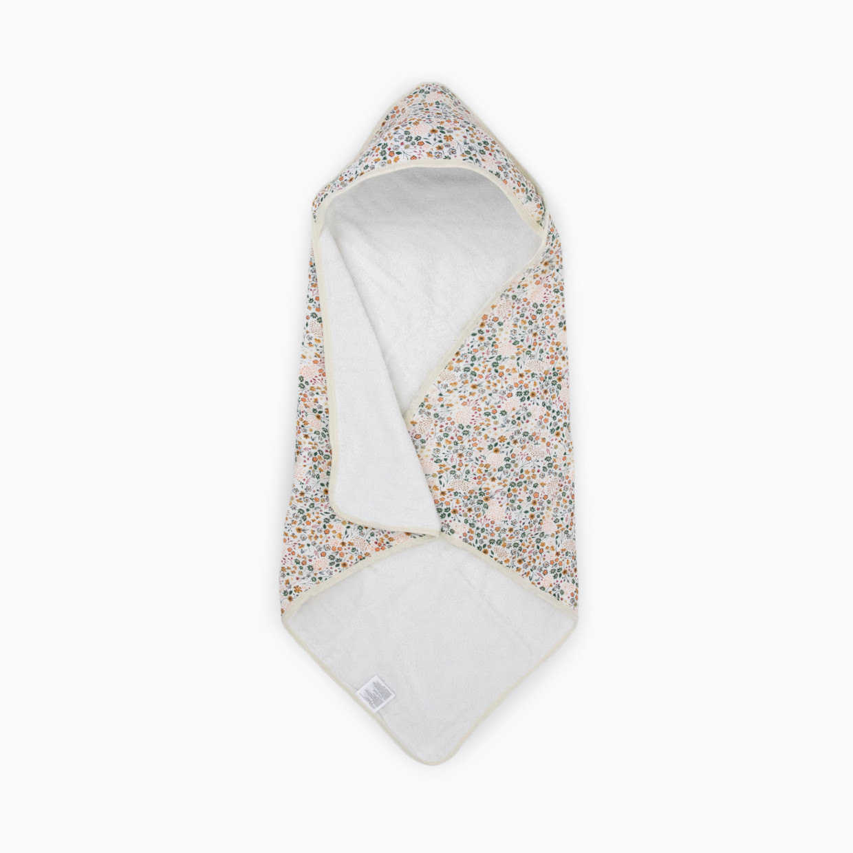 Little Unicorn Cotton Muslin & Terry Infant Hooded Towel - Pressed Petals.