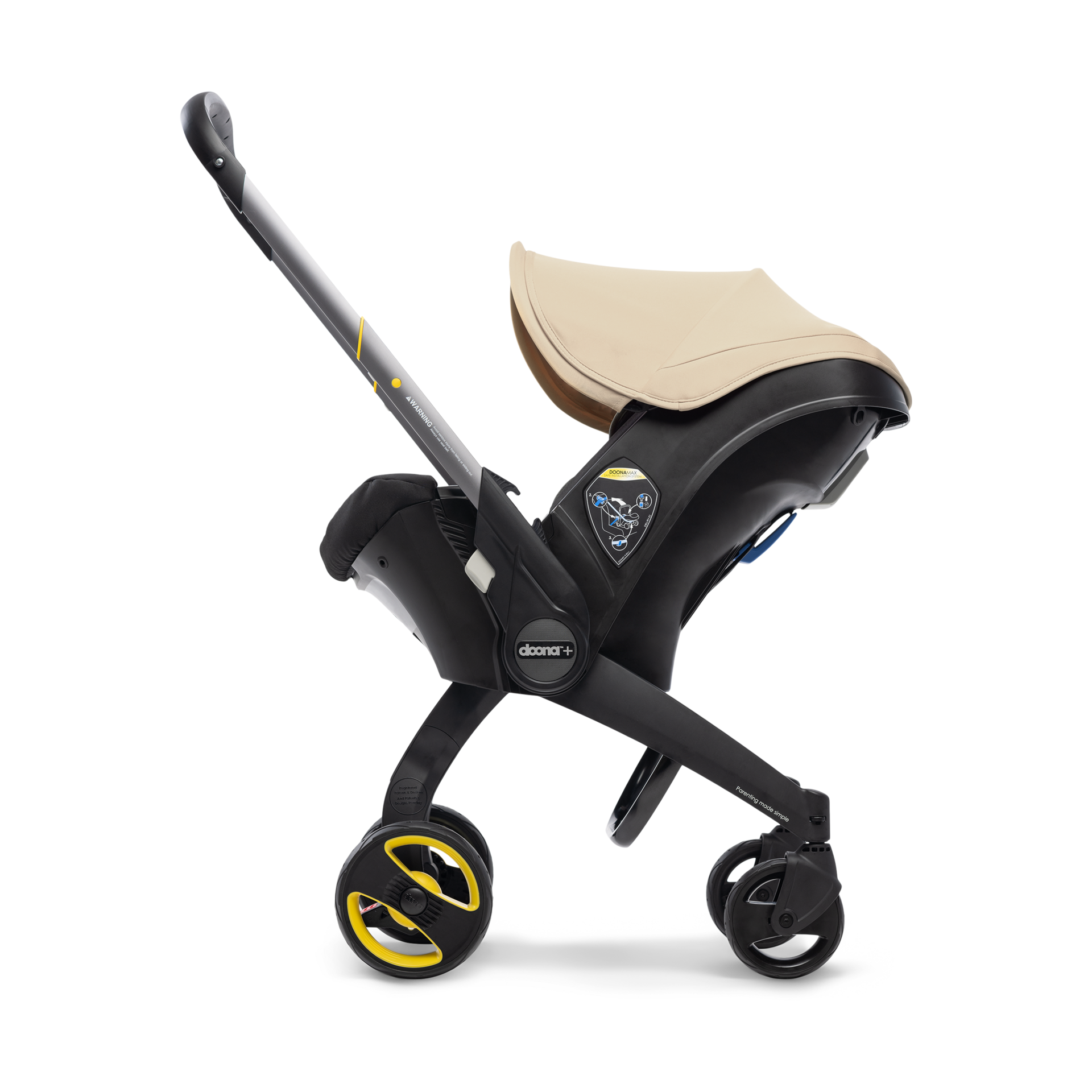 Doona Infant Car Seat & Stroller - Sahara Sand.