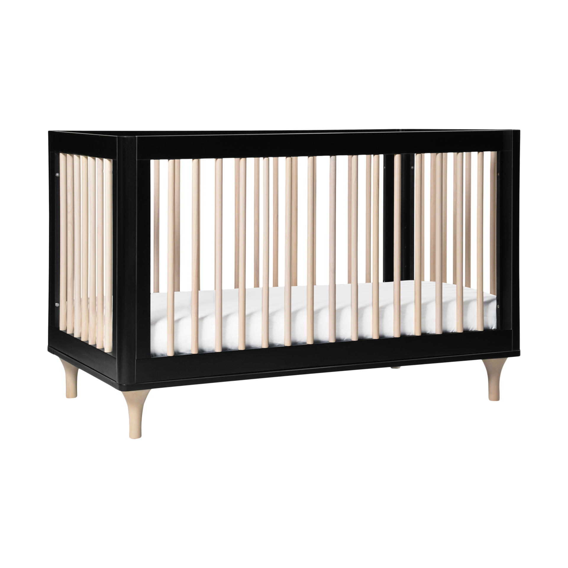 babyletto Lolly 3-in-1 Convertible Crib with Toddler Bed Conversion Kit.