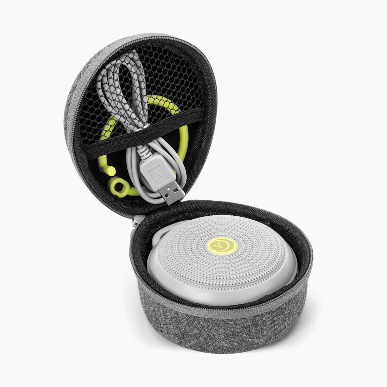 Yogasleep Hushh White Noise Machine + Travel Case Bundle.
