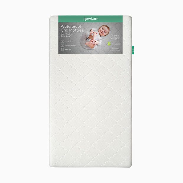 Newton Baby Waterproof Breathable Crib Mattress - White.