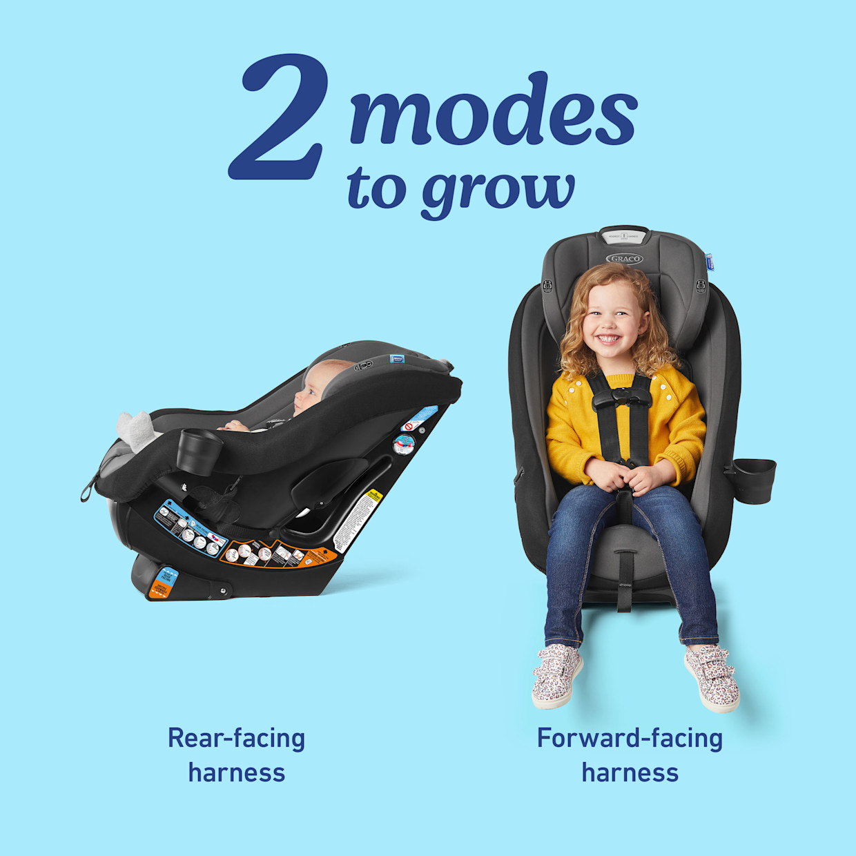 Graco Contender Slim Convertible Car Seat - West Point.