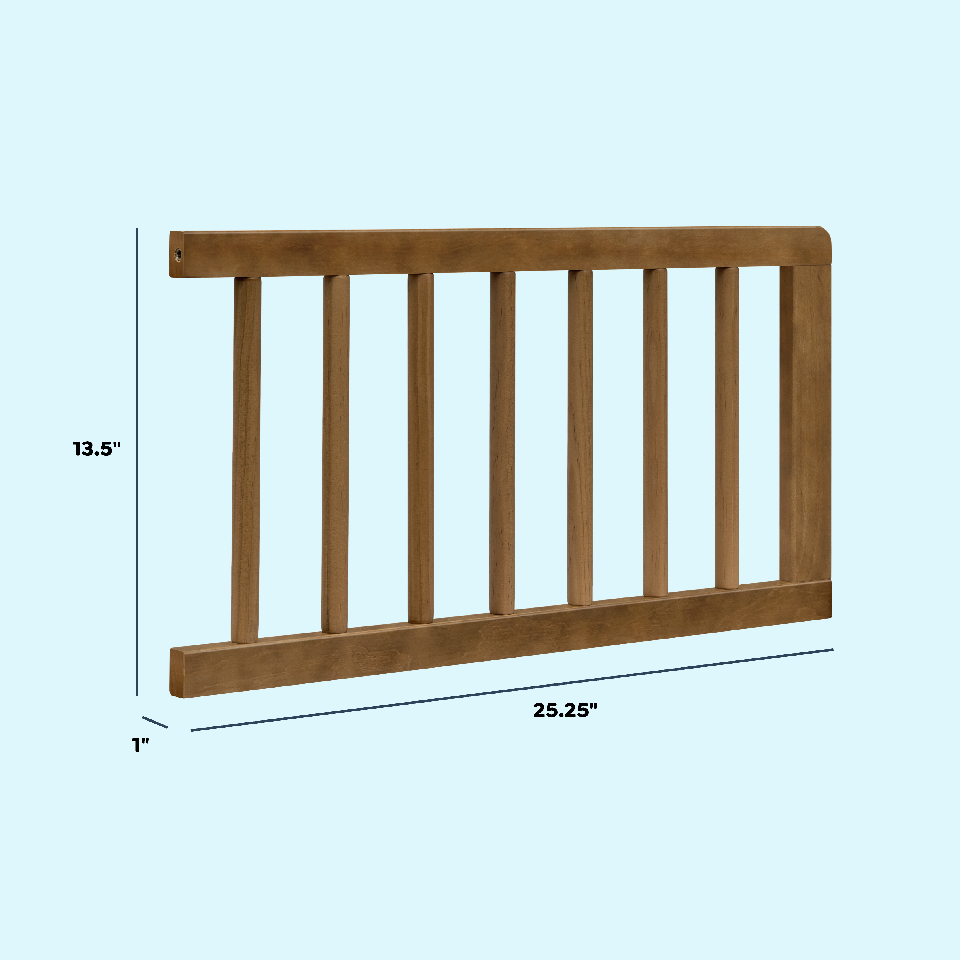 daVinci Lainey Bobbins Toddler Bed Conversion Kit (M33299) - Walnut.