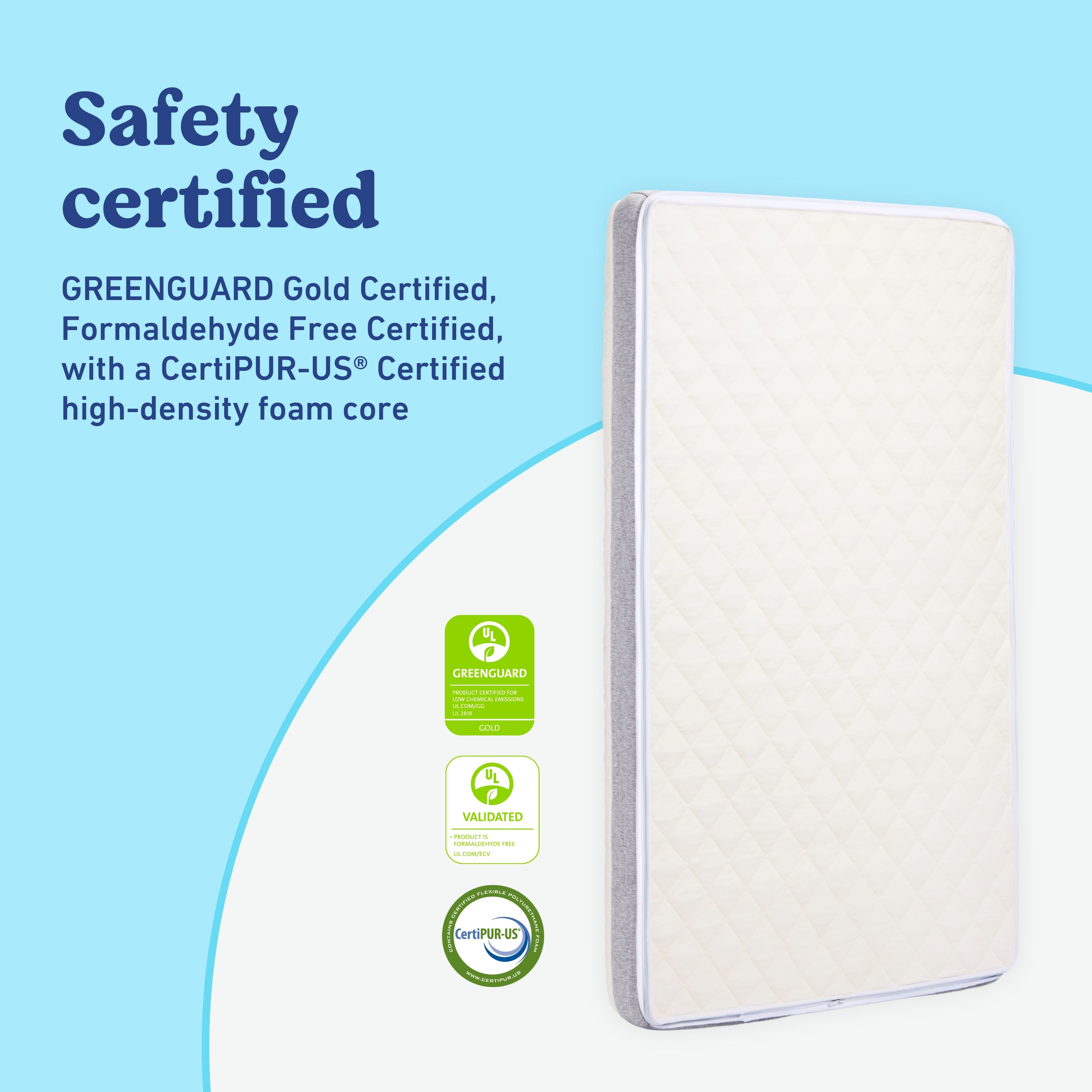 Graco Ultra Premium 2-in-1 Crib & Toddler Mattress.