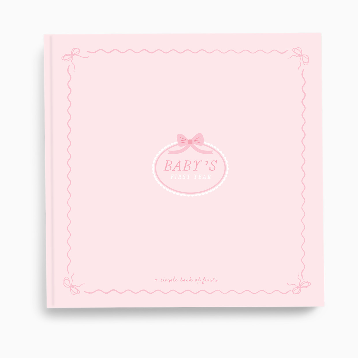 Lucy Darling Baby's First Year Memory Book - Bowkissed Blush.