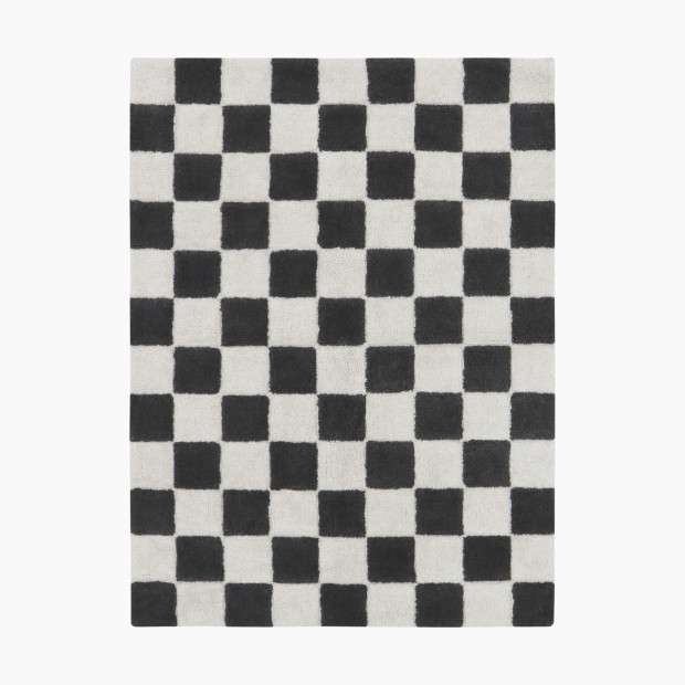Lorena Canals Kitchen Tiles Washable Rug - Darkgrey, 4' X 5' 3".