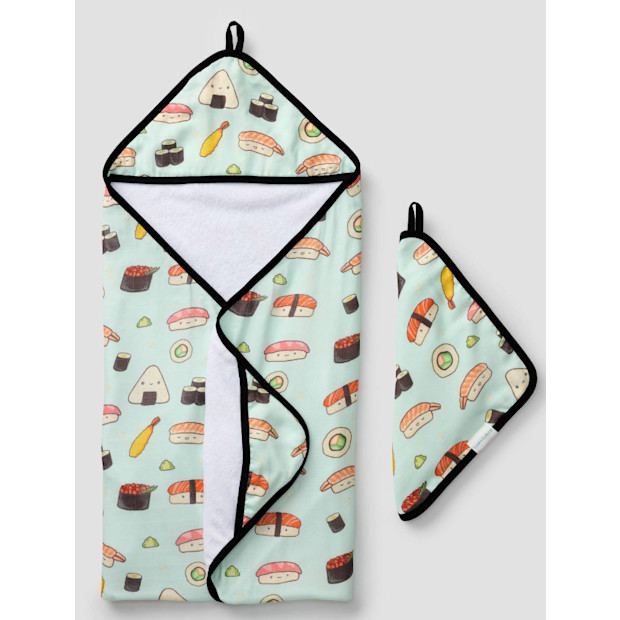 Loulou Lollipop Hooded Towel Set.