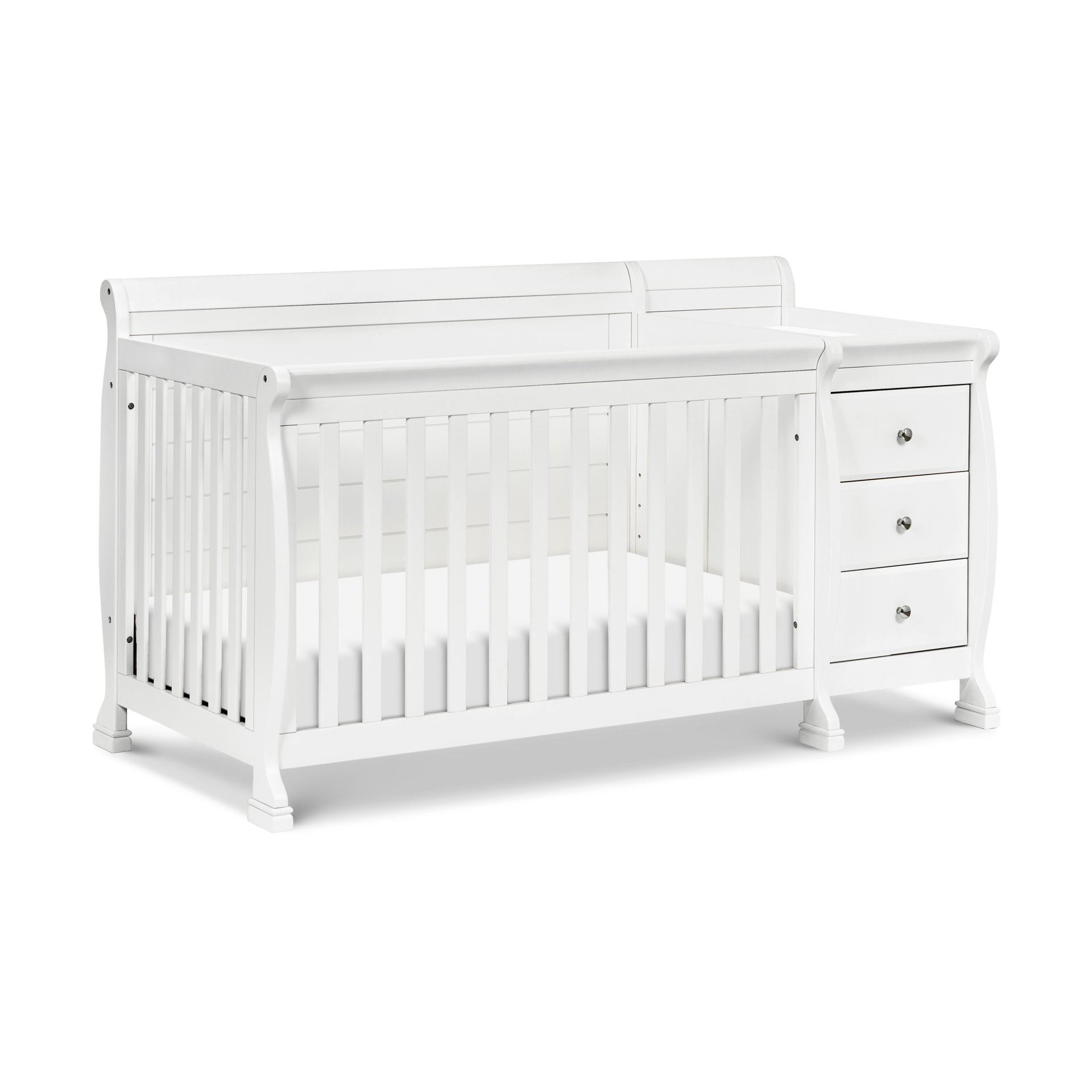 daVinci Kalani 4-in-1 Crib and Changer Combo - White.