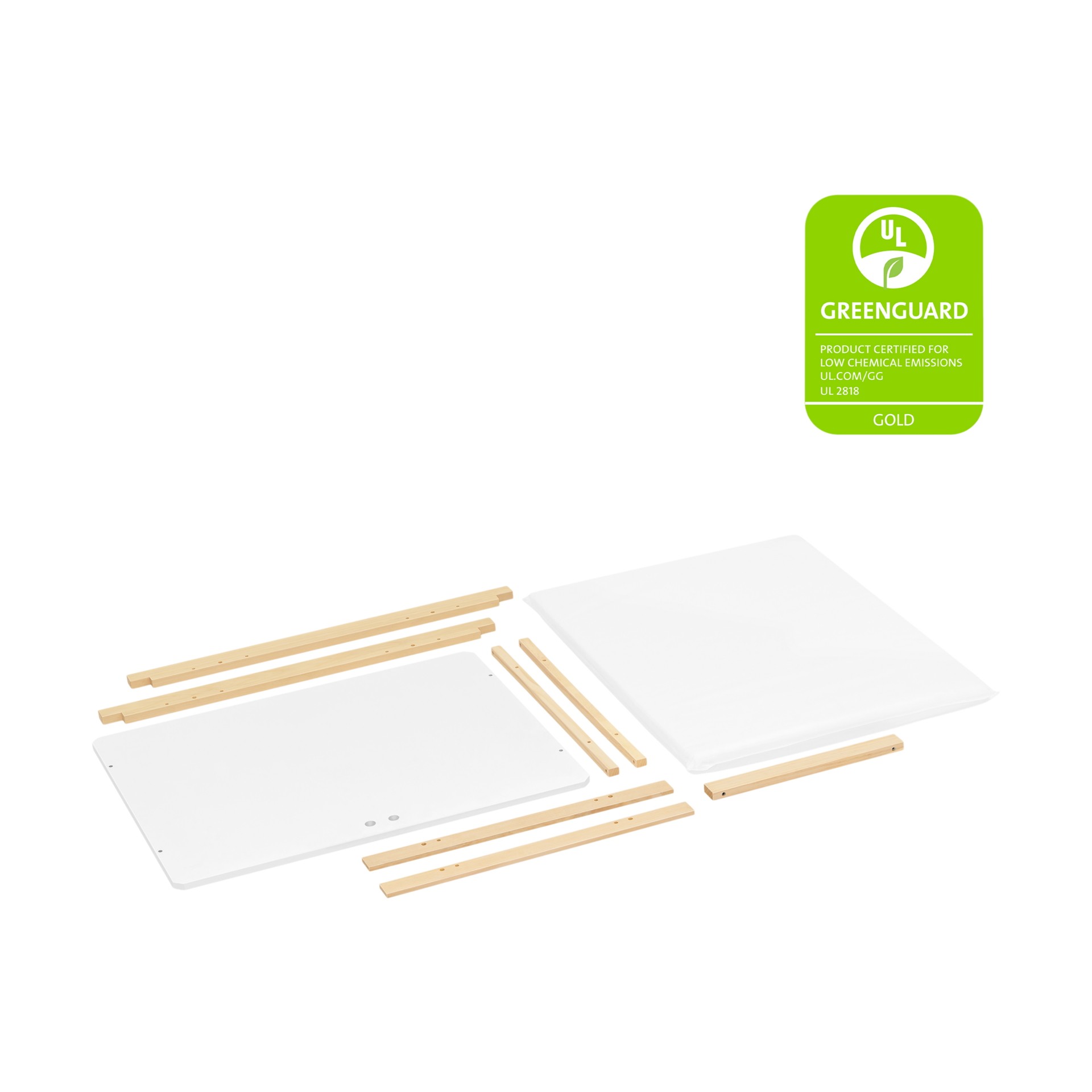 babyletto Rolli All-Stages Midi Crib Conversion Kit - Blonde.