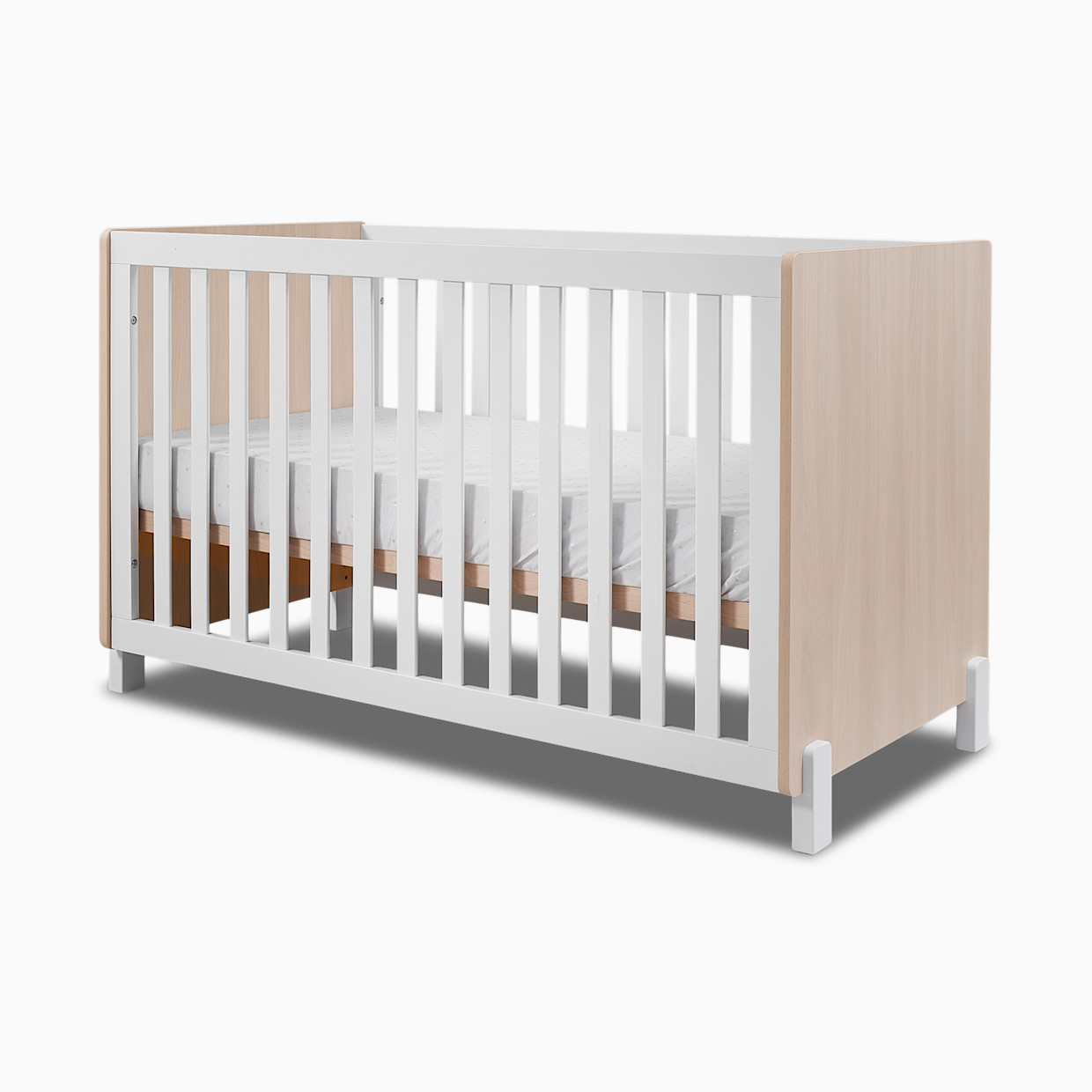 Sorelle Pannello Crib - Nebbia And White.