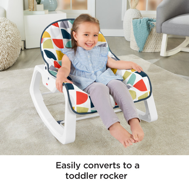 Fisher-Price Infant-to-Toddler Rocker - Color Pinwheels.